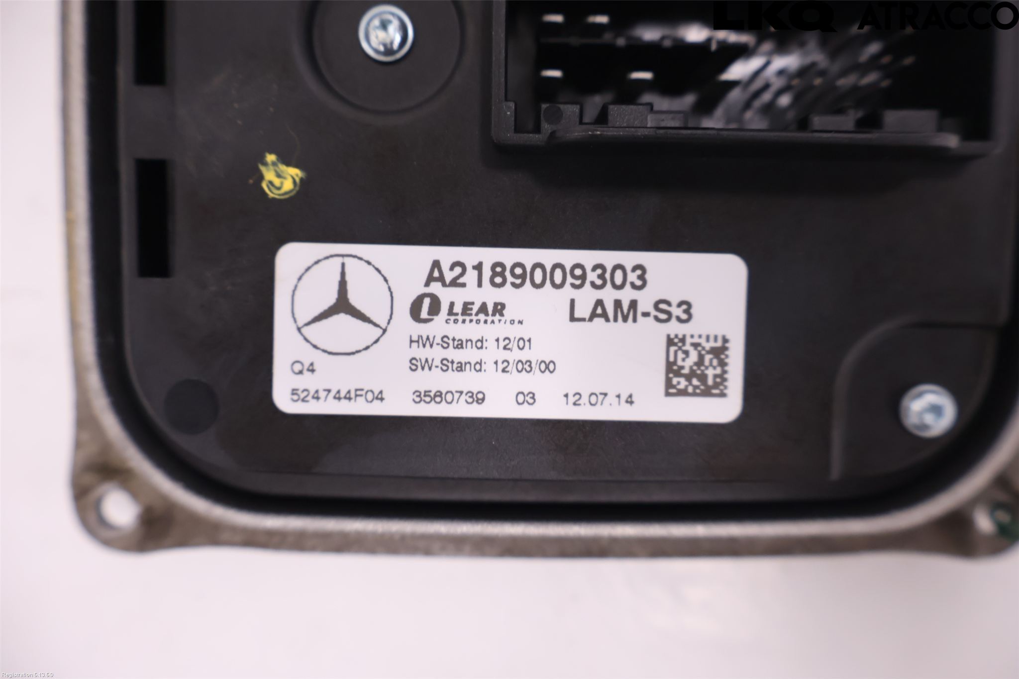 Mercedes-Benz MB CLA-KLASS (C117/X117) 13-19 Styrenhet Strålkastare