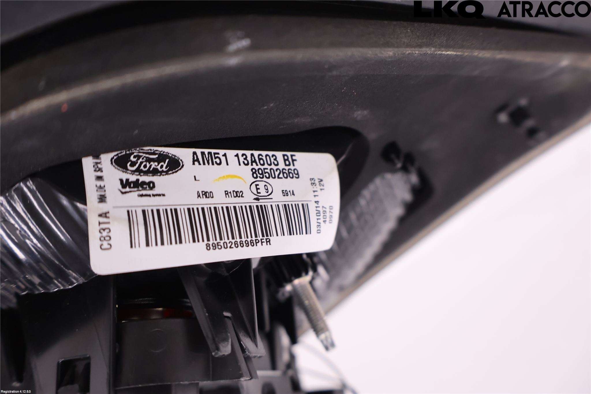 Ford C-MAX II  11-14 Bakljus Lucka Vä