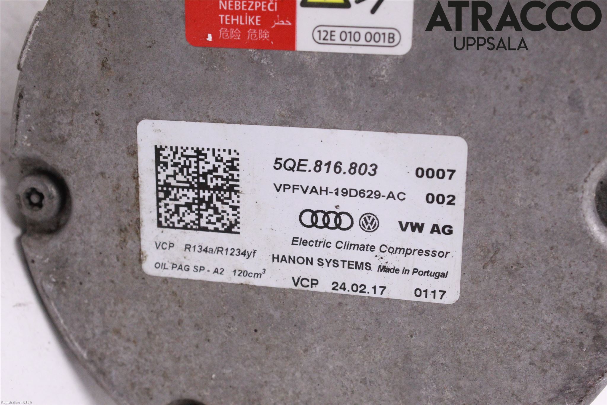 Volkswagen VW PASSAT 15-19 Ac Kompressor