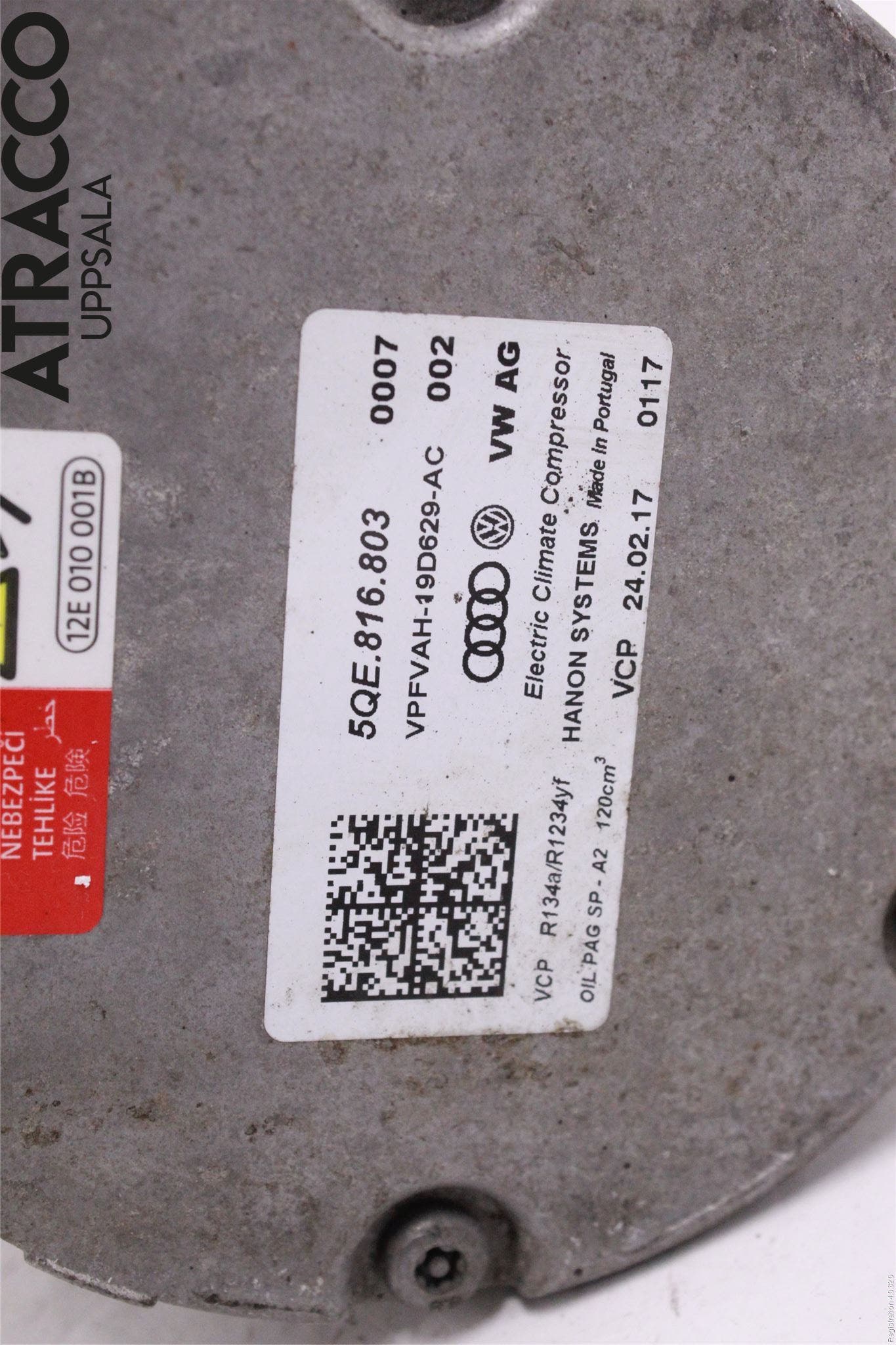 Volkswagen VW PASSAT 15-19 Ac Kompressor