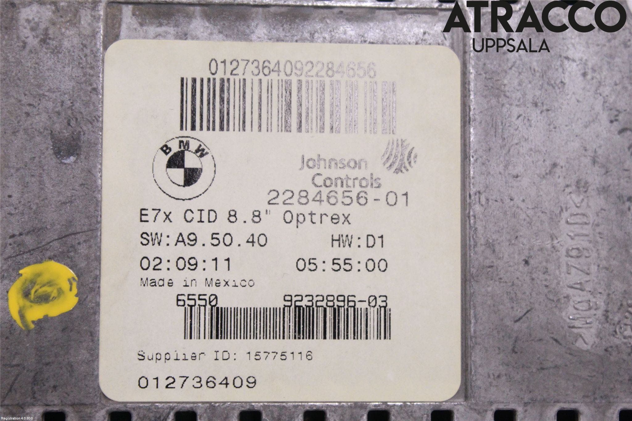 BMW X6 E71/E72 08-14 Bildskärm