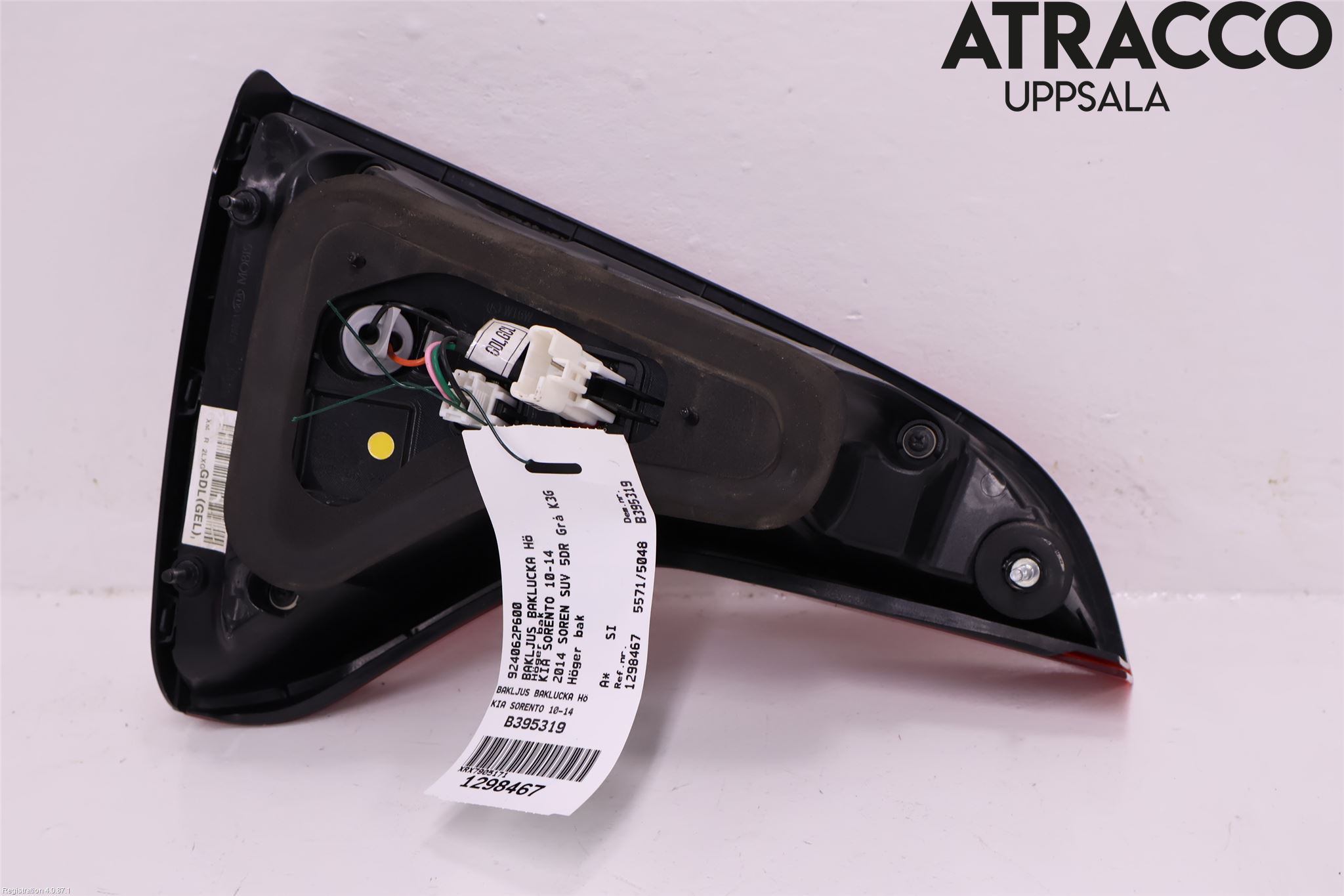 Kia SORENTO 10-14 Bakljus Lucka Hö