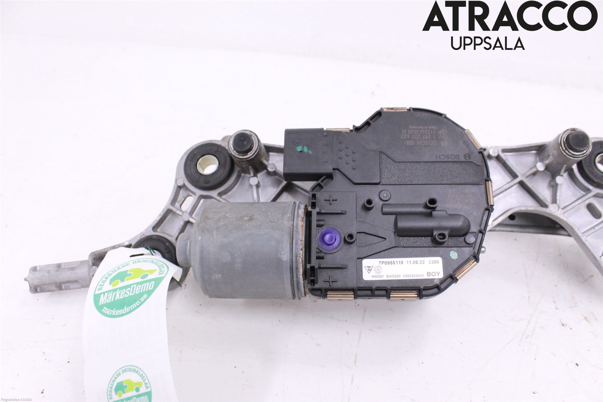 Porsche CAYENNE 03- Torkarmekanism Vindruta