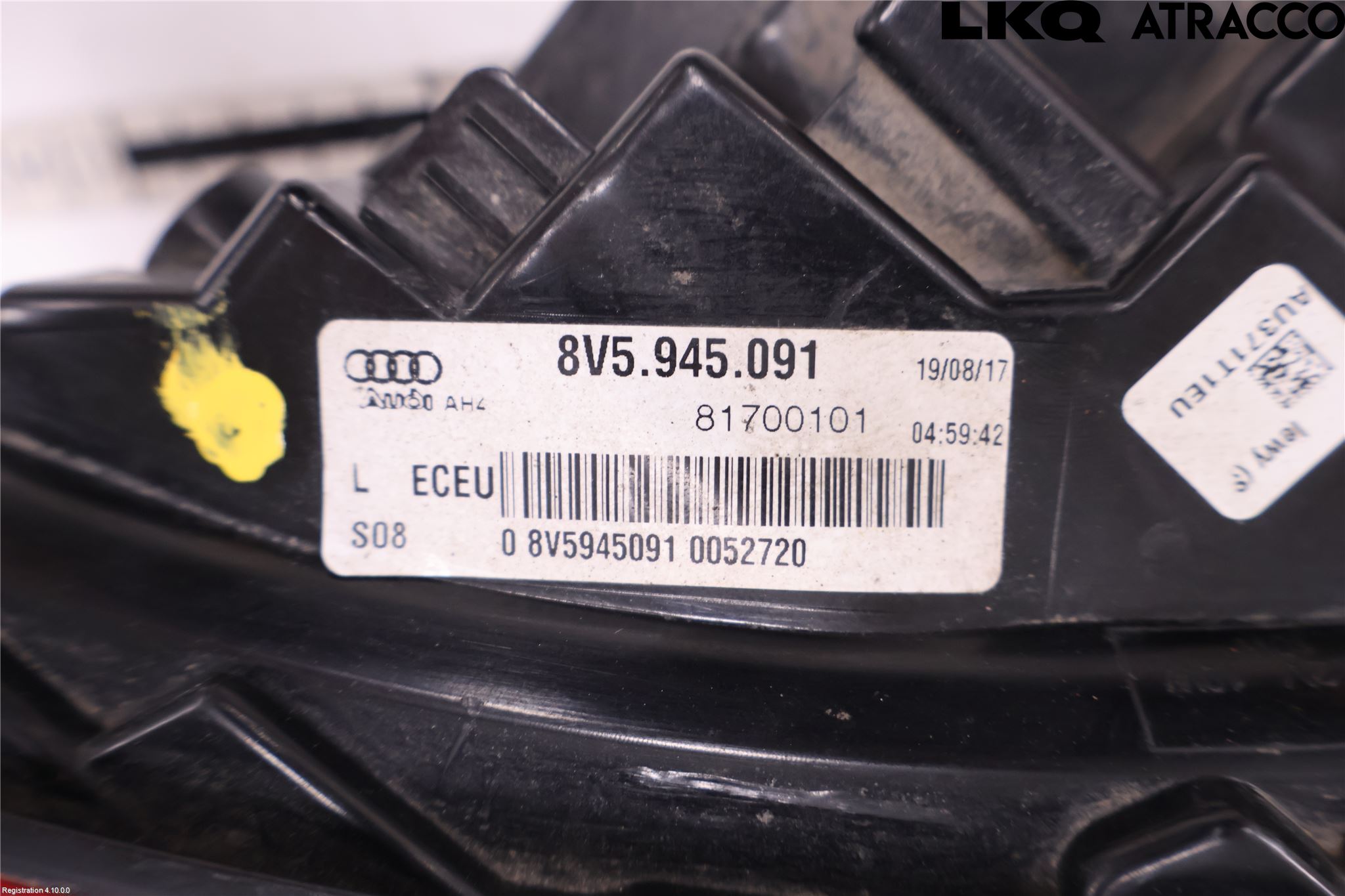 Audi A3/S3 8V 13-20 Bakljus Vänster