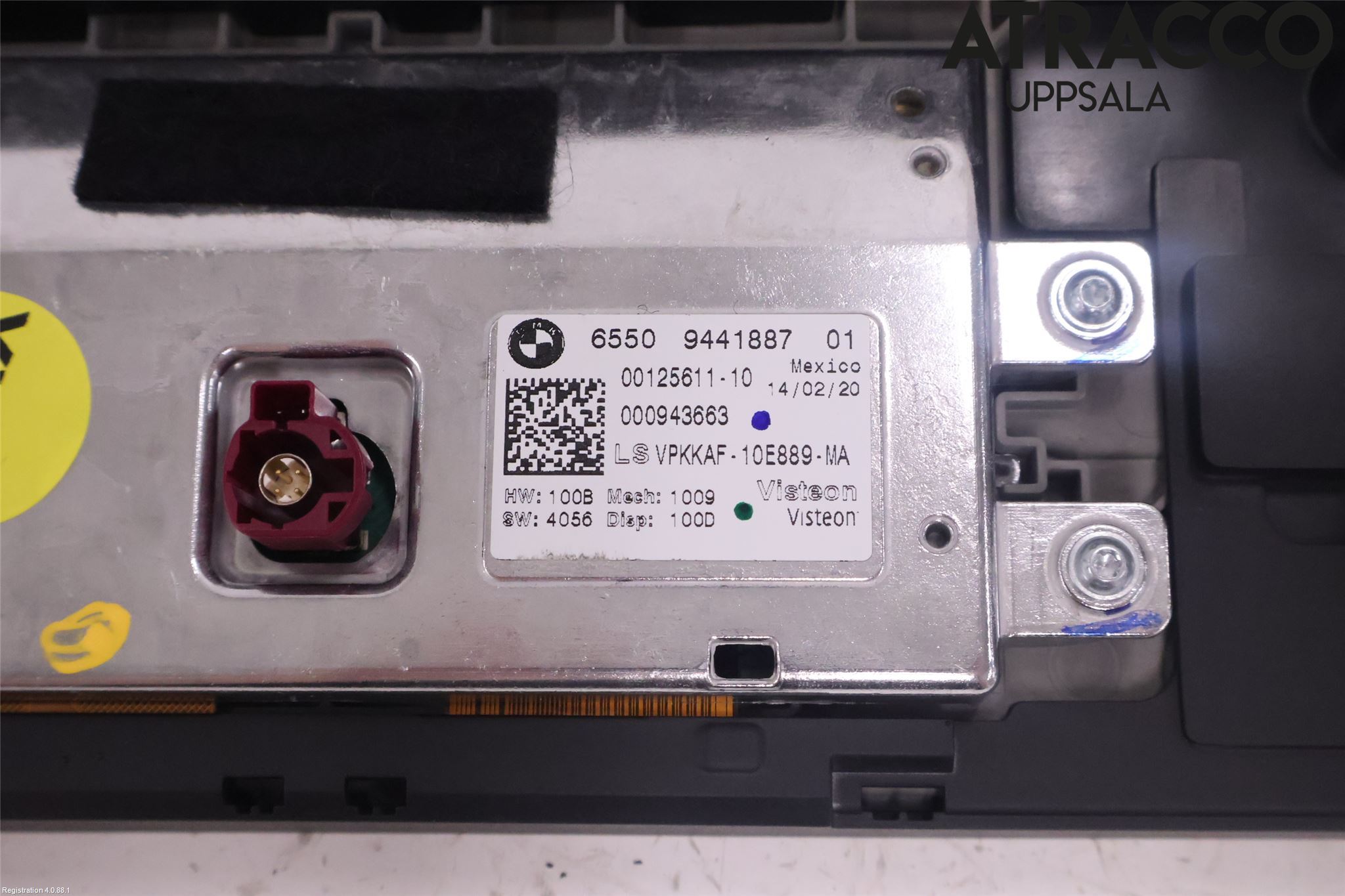 BMW 3 G20/G21/G80/G81 19- Bildskärm