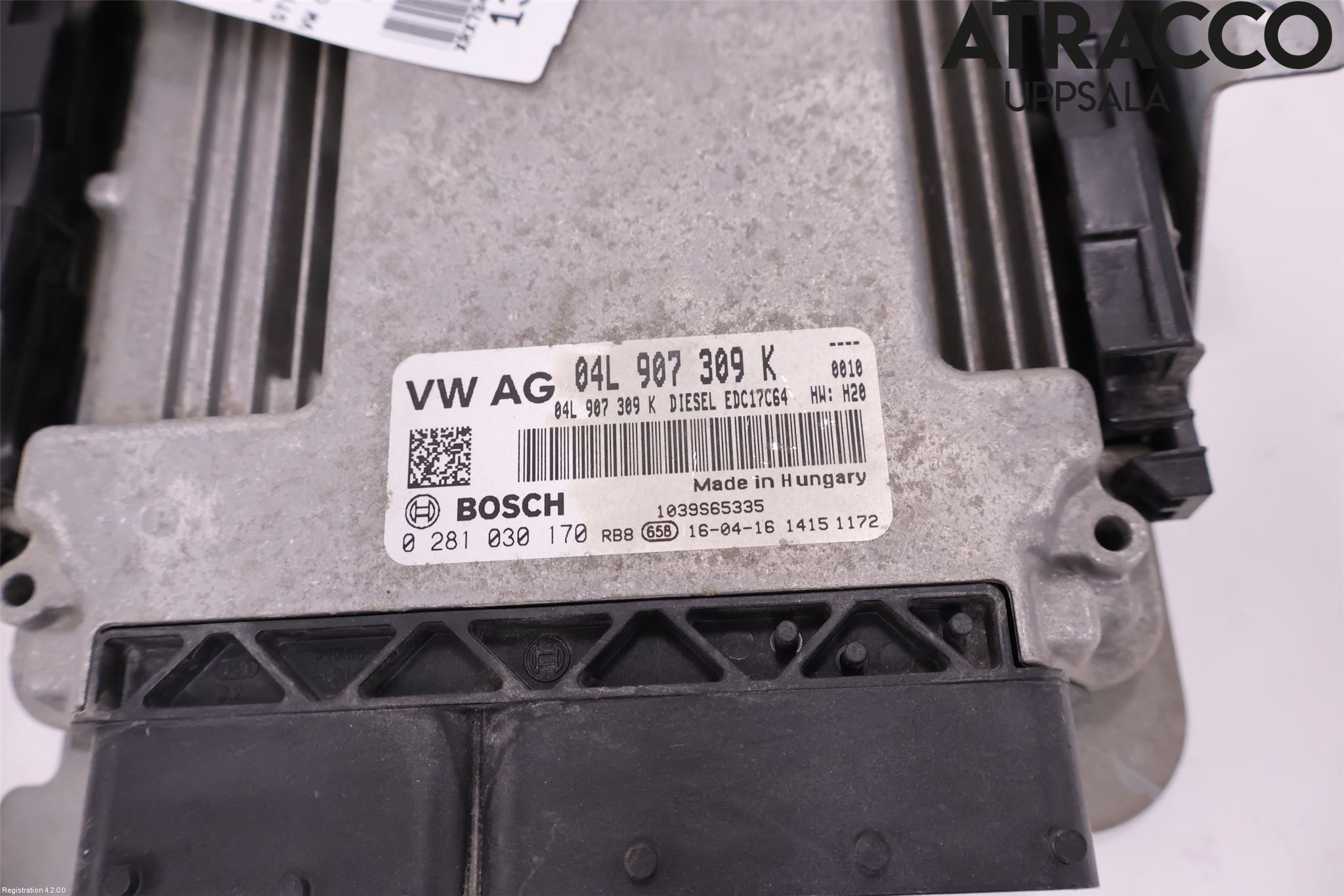 Volkswagen VW CADDY 16-20 Styrenhet Inspump Diesel