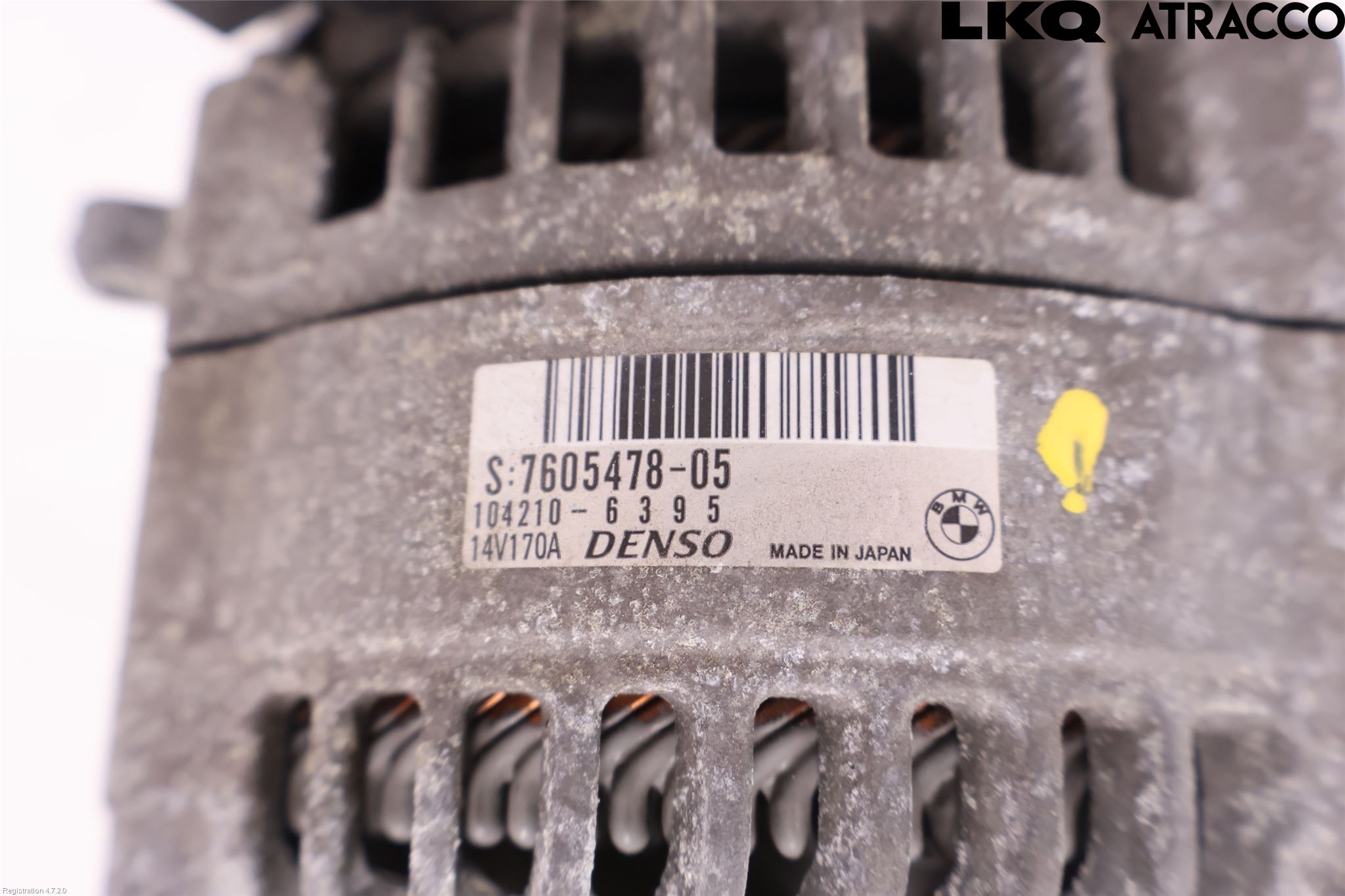 BMW 3 F30/F31/F80 12-19 Generator