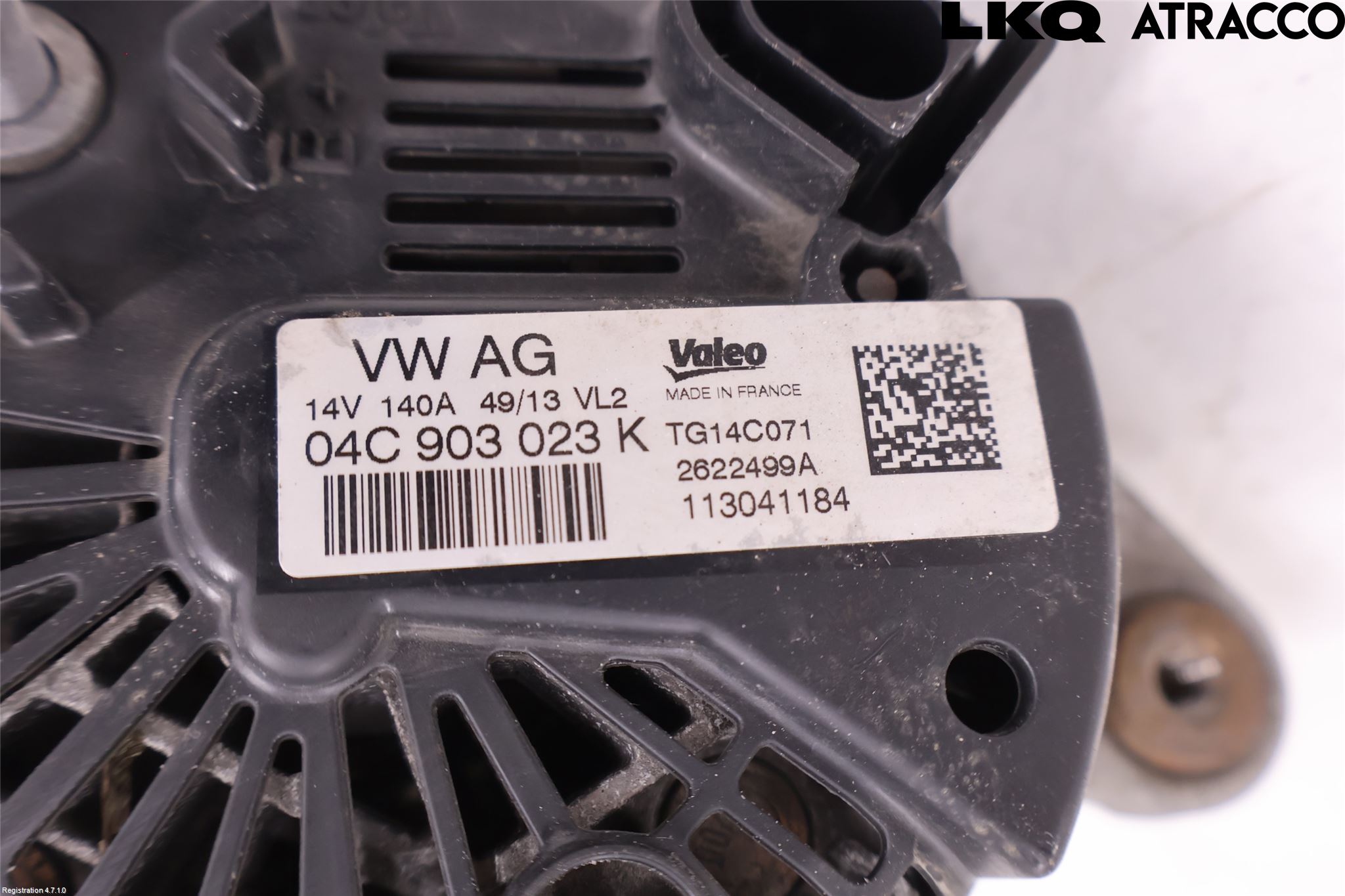 Volkswagen VW GOLF / E-GOLF VII 13-20 Generator