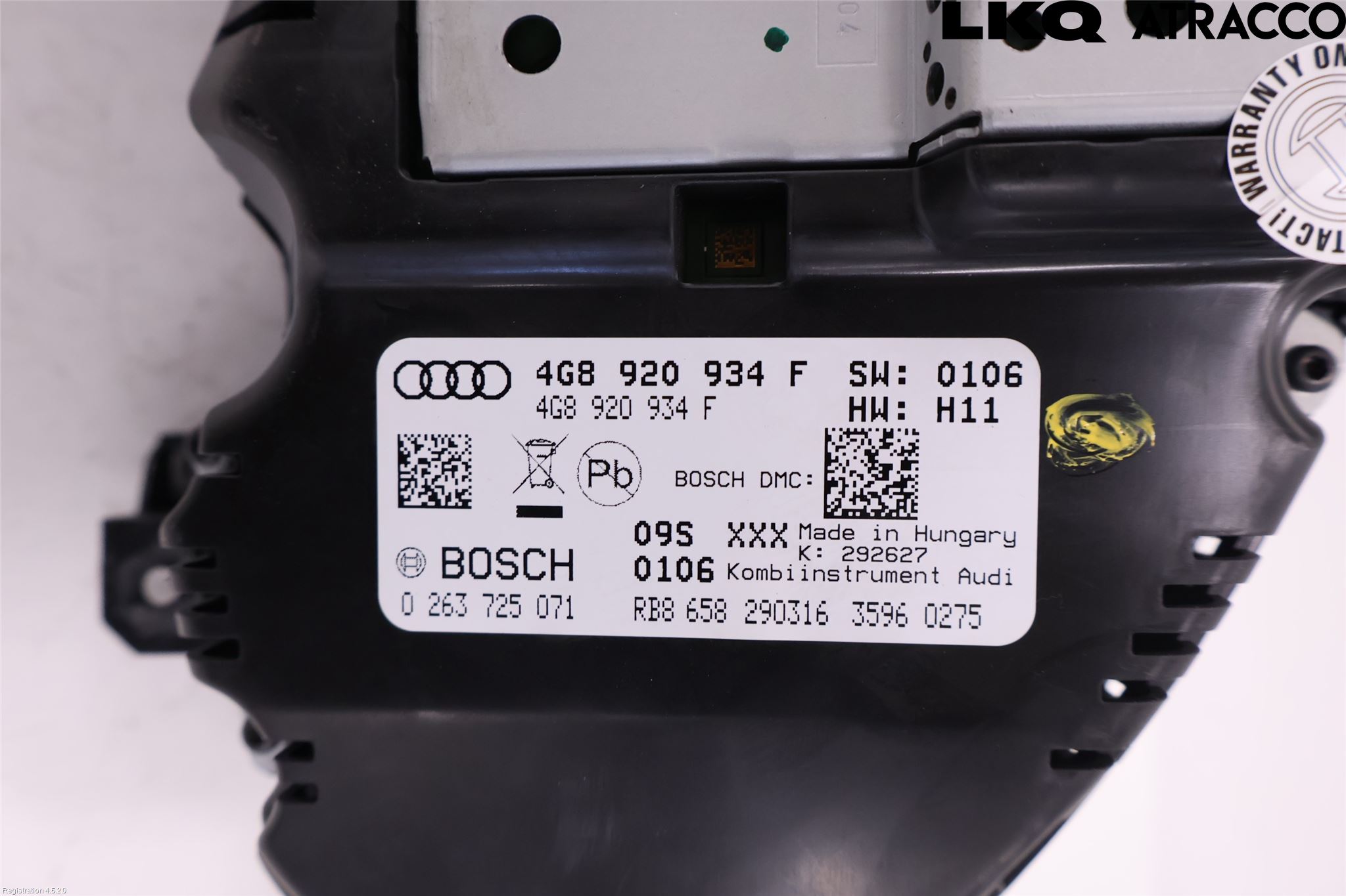 Audi A7/S7 4G 11-17 Instrument Hast