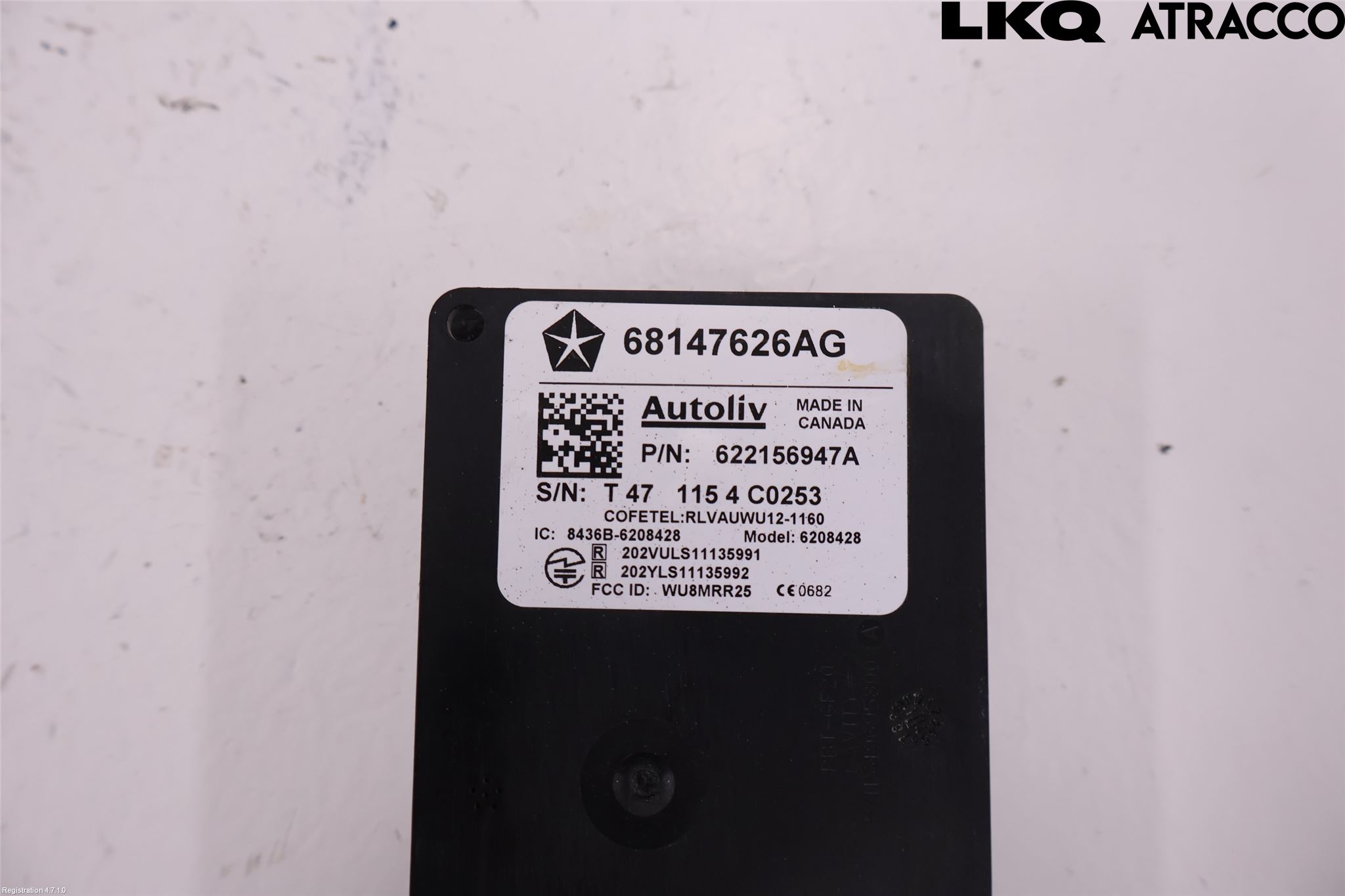 Jeep CHEROKEE Sensor Aktivt Kollisionsskydd