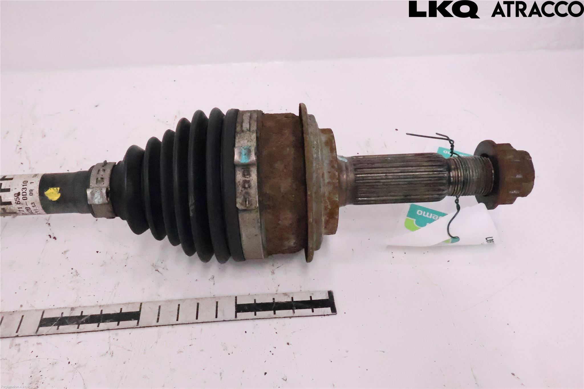 Toyota YARIS XP130 12-14 Drivaxel Fram Vänster