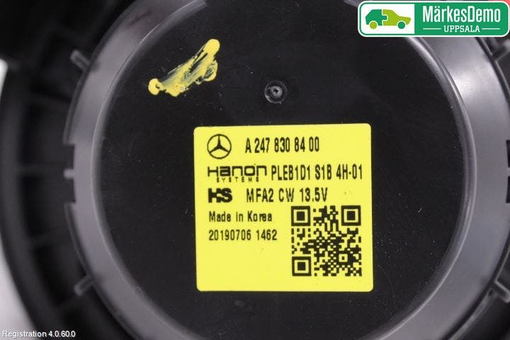Mercedes-Benz MB A-KLASS (W177) 18- Värmefläkt