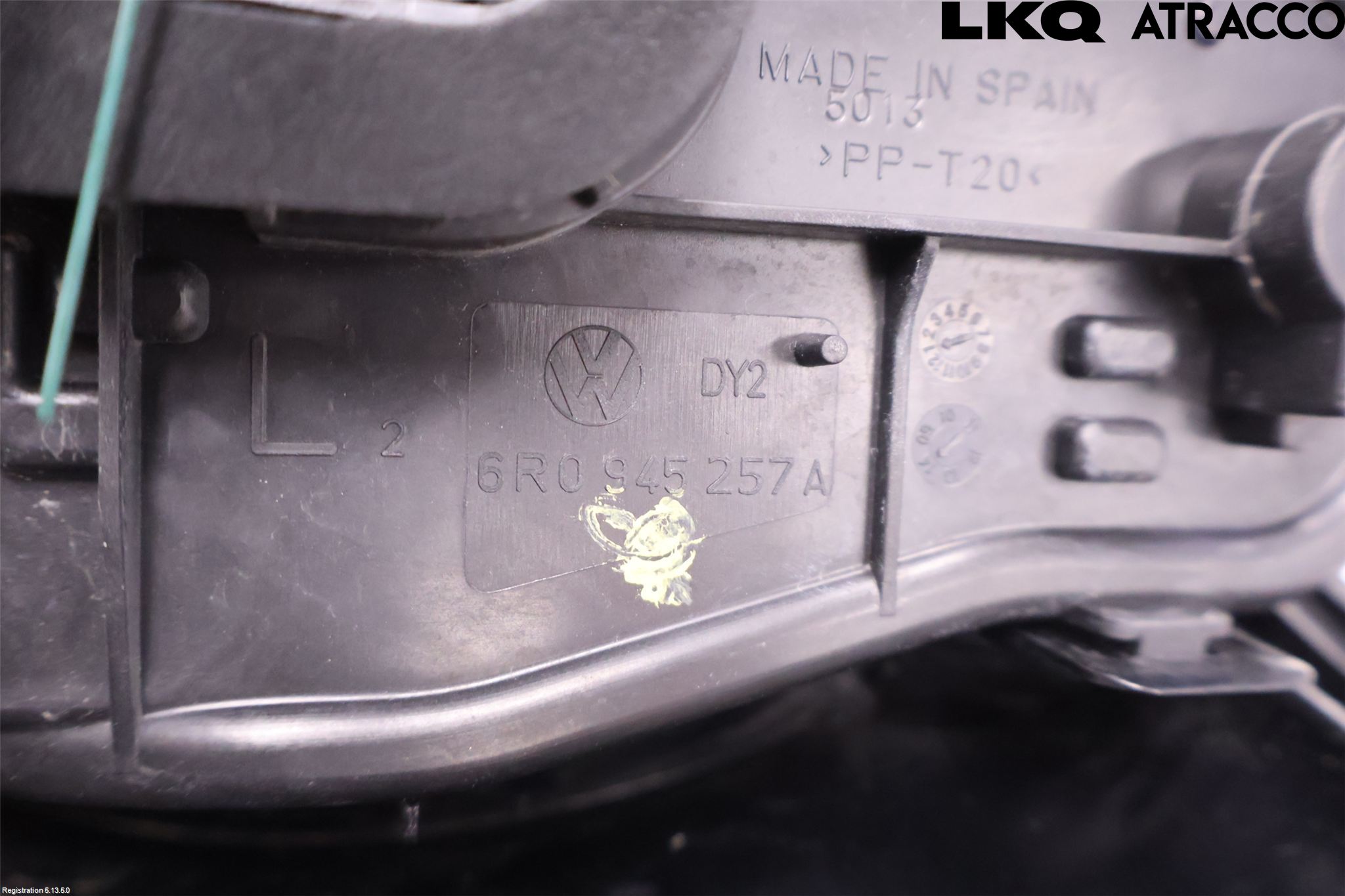 Volkswagen VW POLO 10-17 Bakljus Vänster