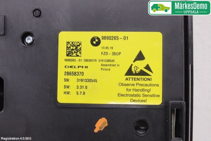 BMW 3 G20/G21/G80/G81 19- Innerbelysning