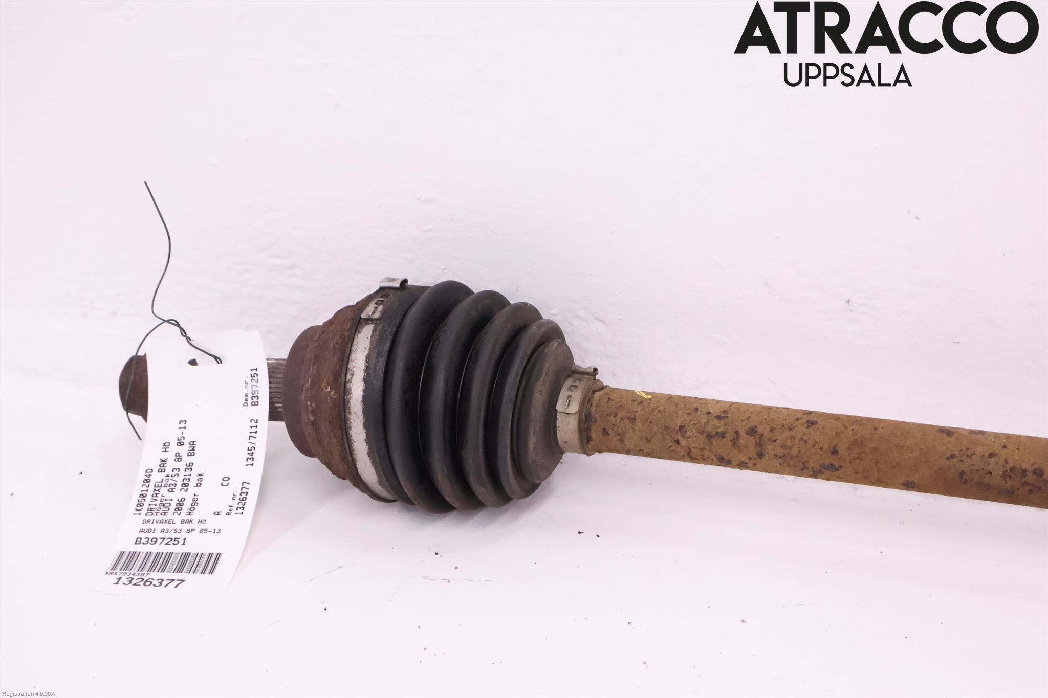 Audi A3/S3 05-13 Drivaxel Bak Höger