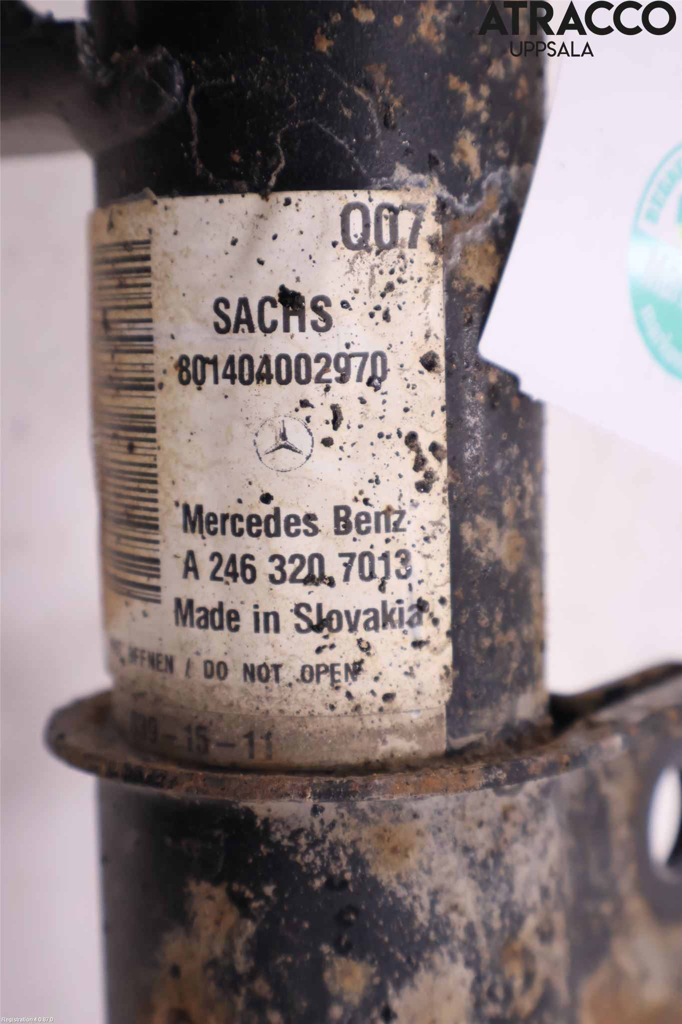 Mercedes-Benz MB B-KLASS (W246/W242) 12-19 Fjäderben Fram Höger