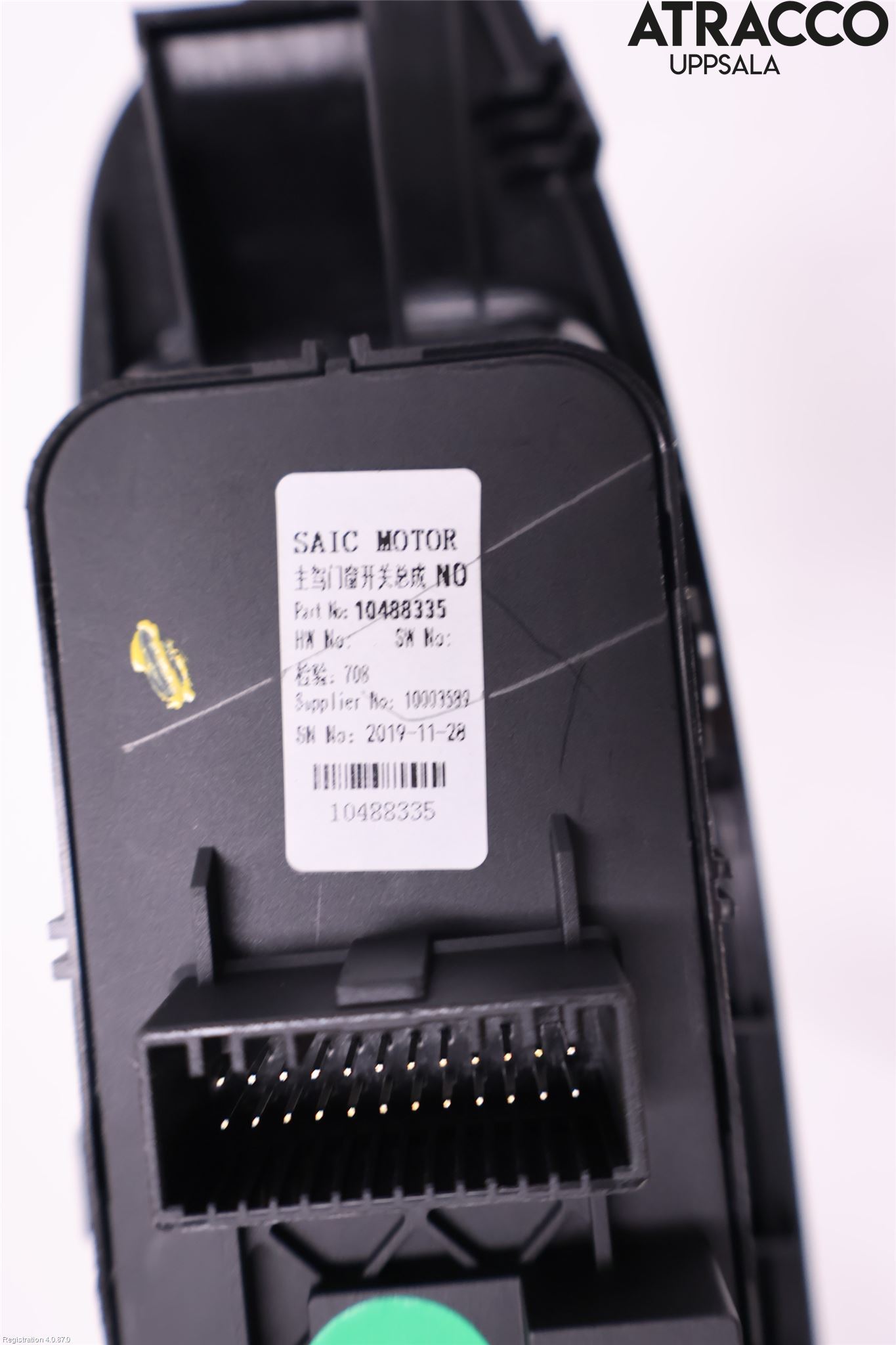 MG ZS EV 20- Strömställare Elhiss