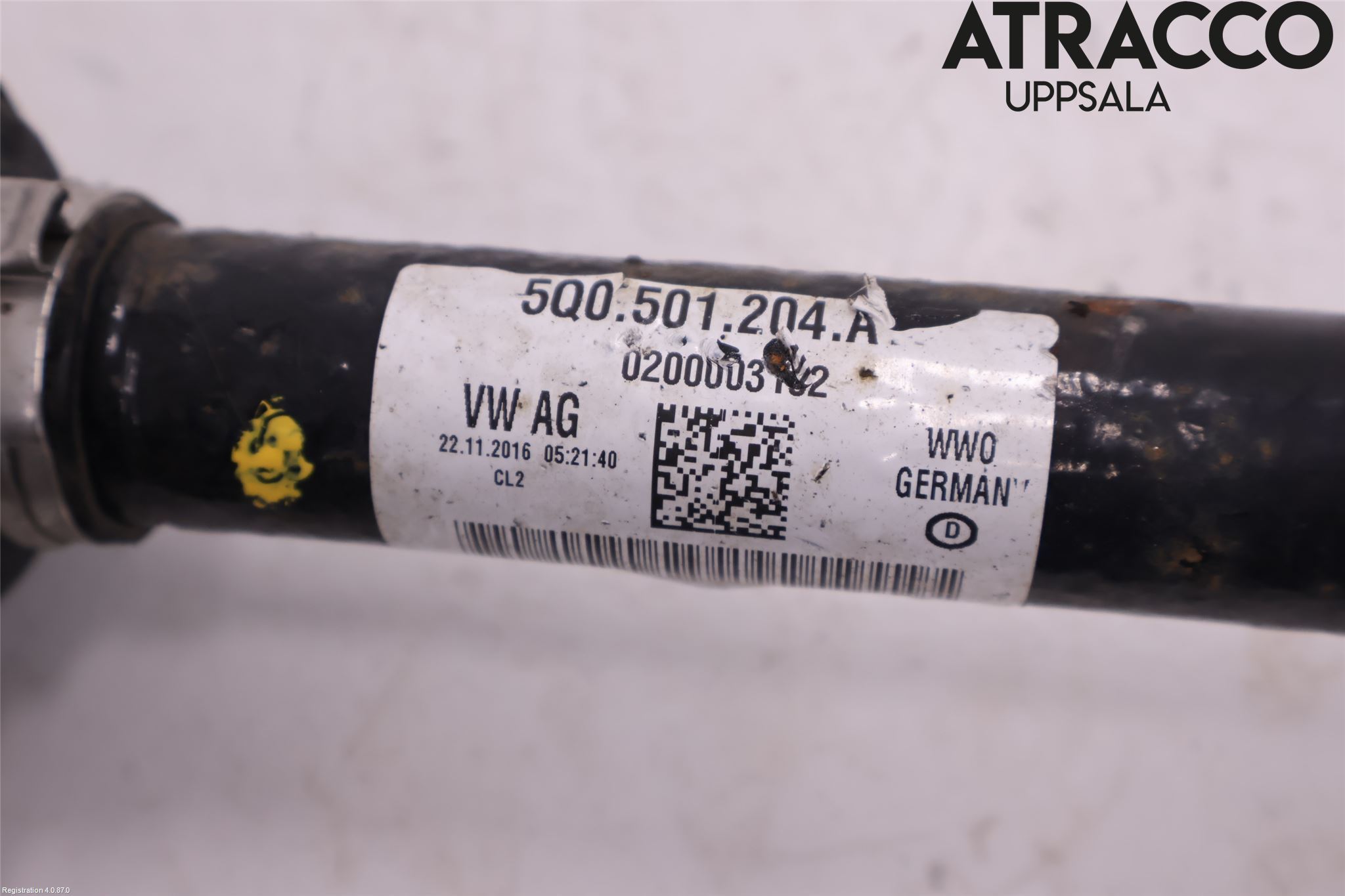 Volkswagen VW GOLF / E-GOLF VII 13-20 Drivaxel Bak Höger