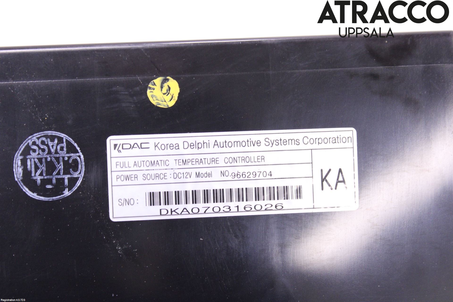 Chevrolet CAPTIVA Ac Styrenhet Ac Manöveren