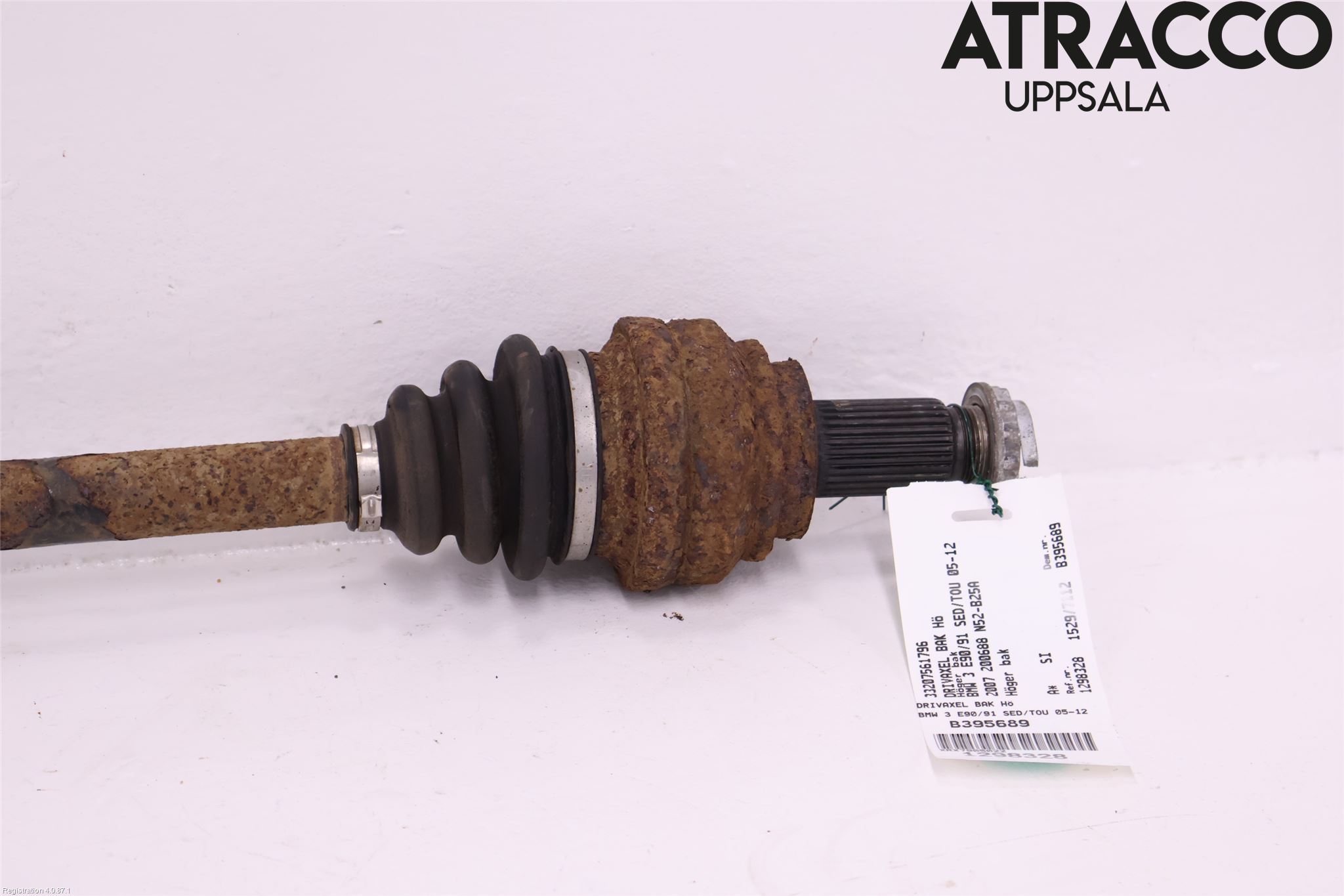 BMW 3 E90/91 SED/TOU 05-12 Drivaxel Bak Höger