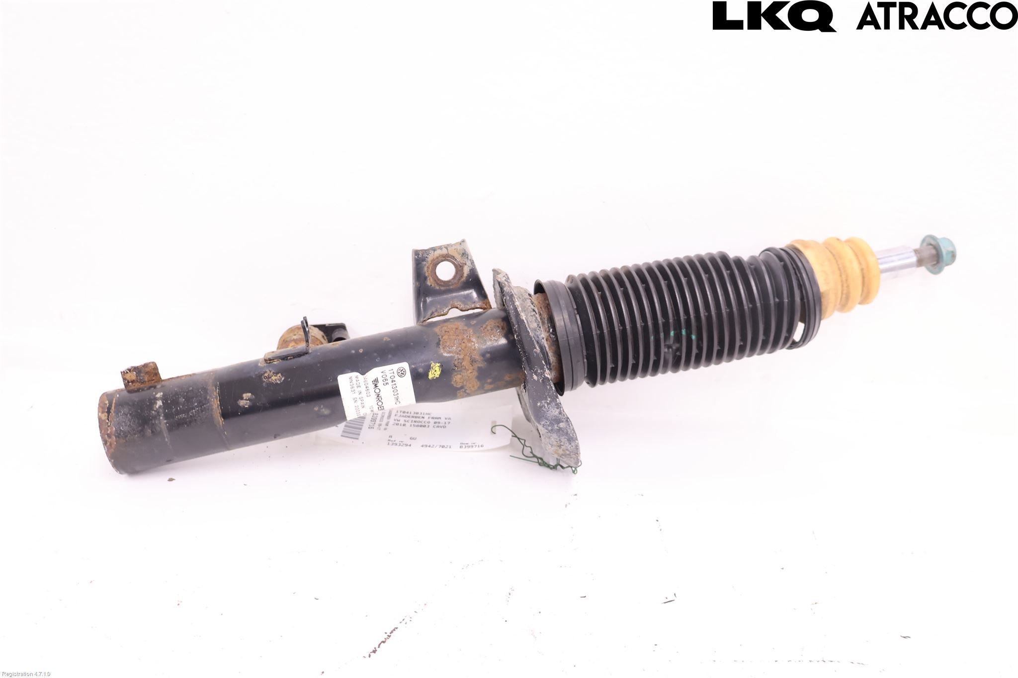 Volkswagen VW SCIROCCO 09-17 Fjäderben Fram Vänster