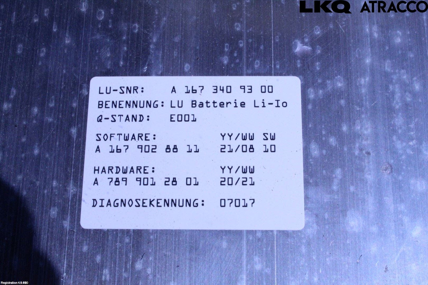 Mercedes-Benz MB GLE-KLASS (W167/V167/C167) 19- Batteri Högspänning