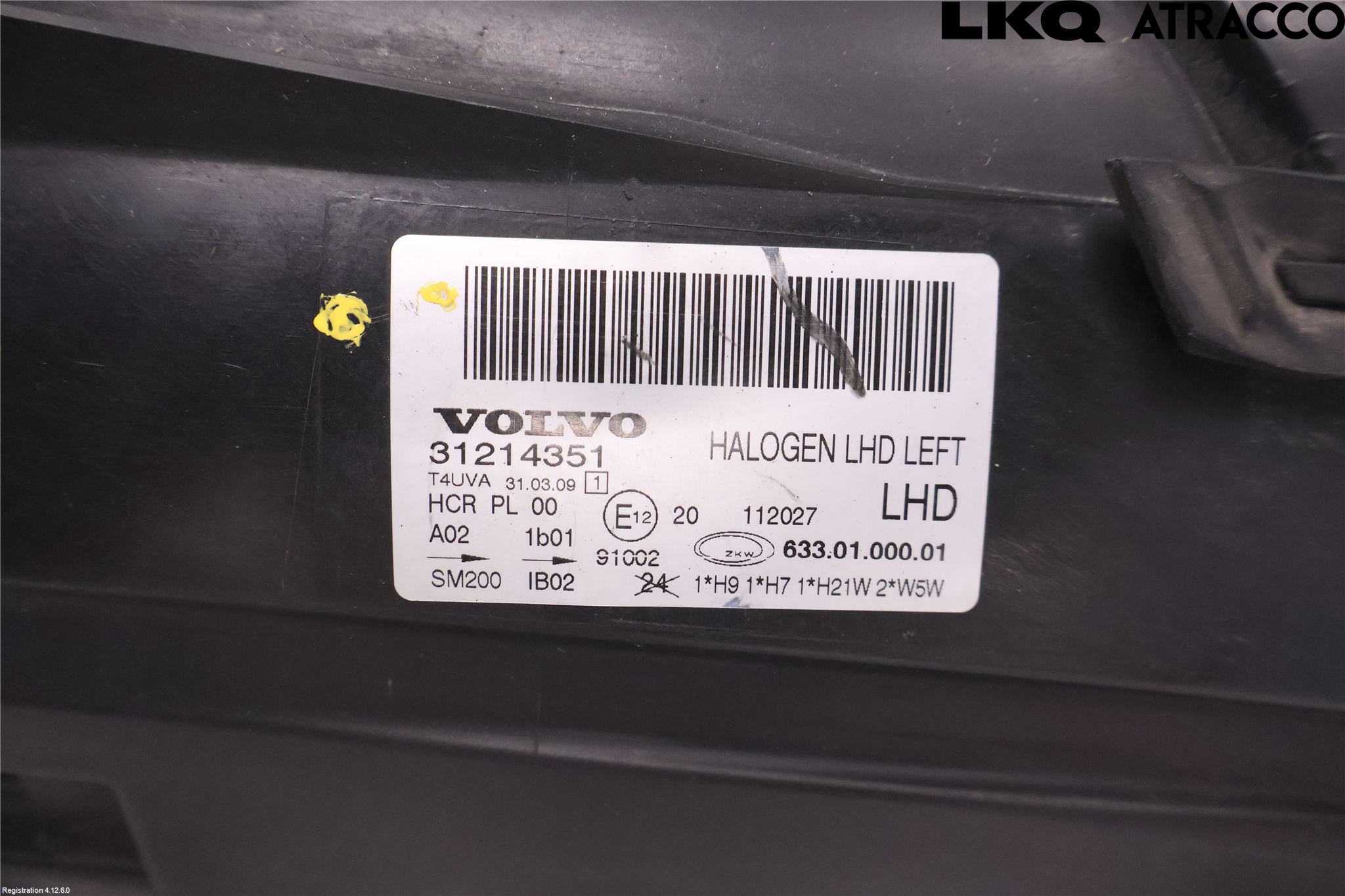 Volvo V70 08-13 Strålkastare Vänster