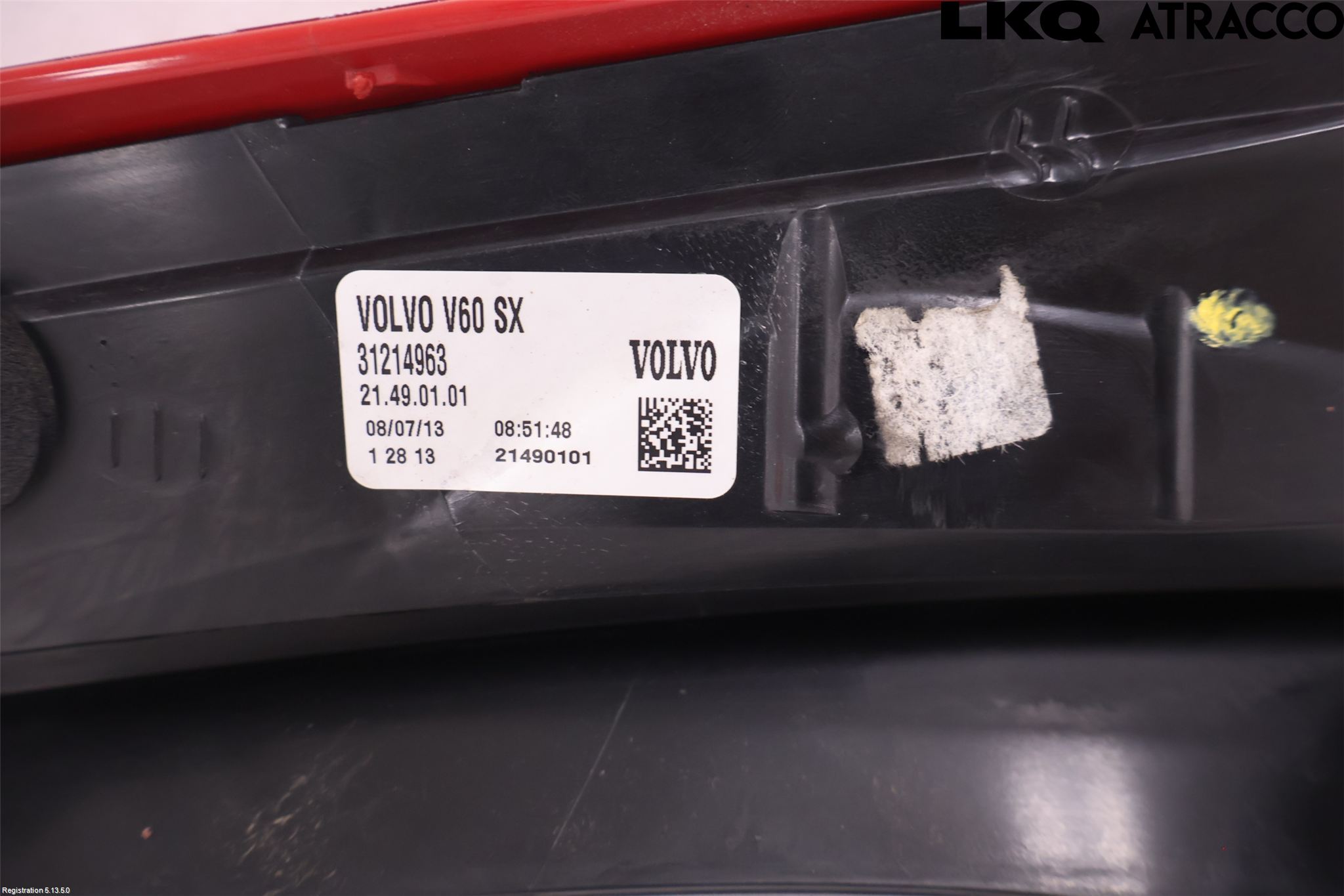 Volvo V60 14-18 Bakljus Vänster