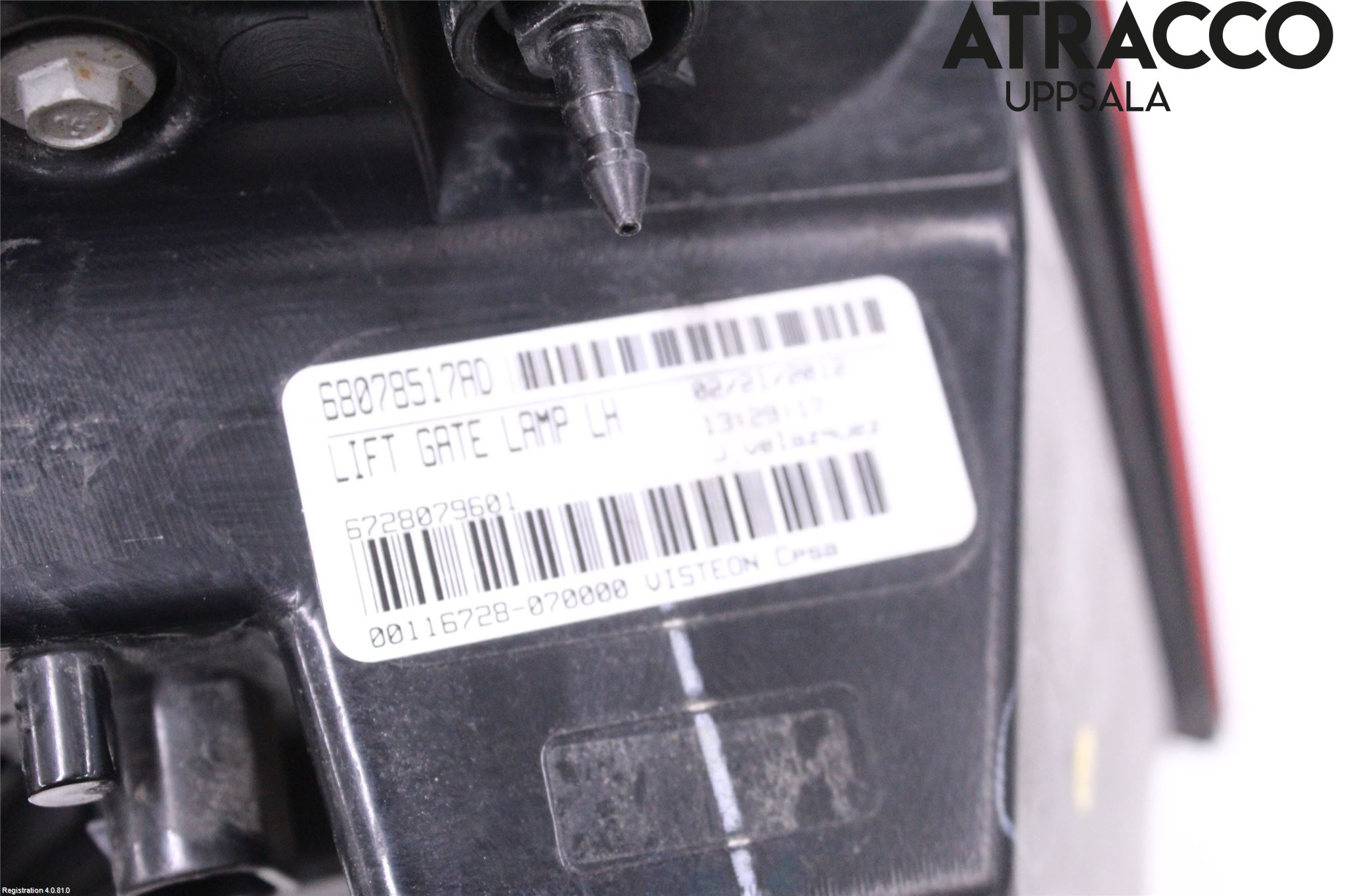 Fiat FREEMONT Bakljus Lucka Vä