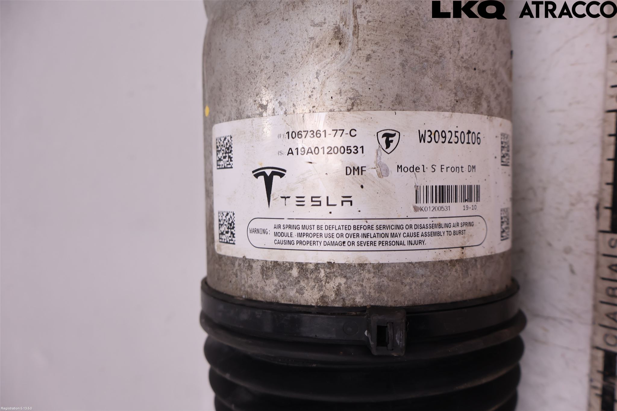 Tesla MODEL S 13- Fjäderben Fram Vänster