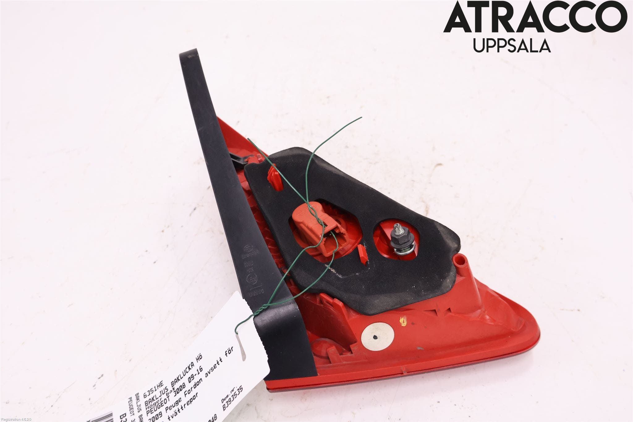 Peugeot 3008 09-16 Bakljus Lucka Hö