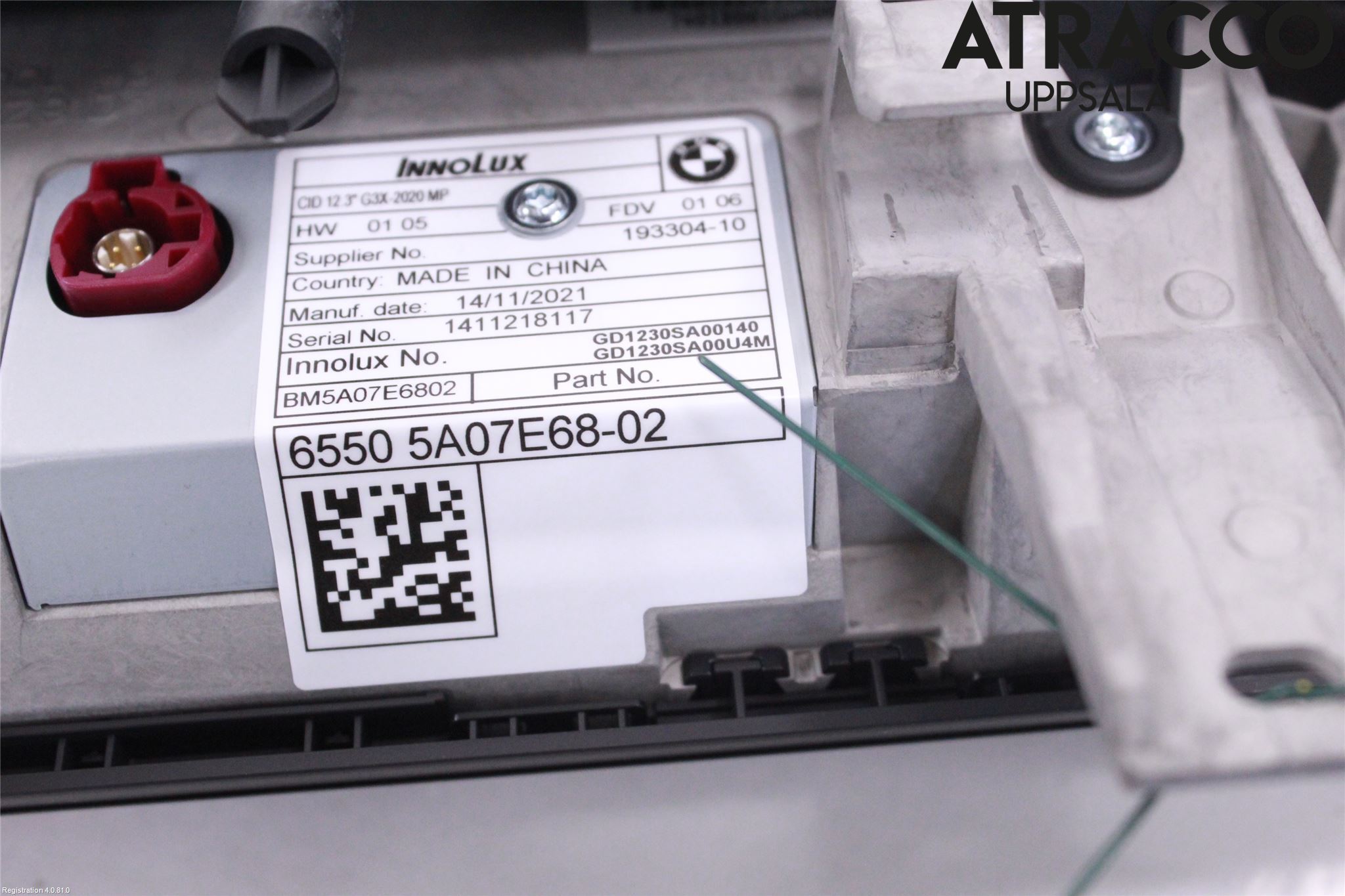 BMW 5 G30/G31/F90 17-23 Bildskärm