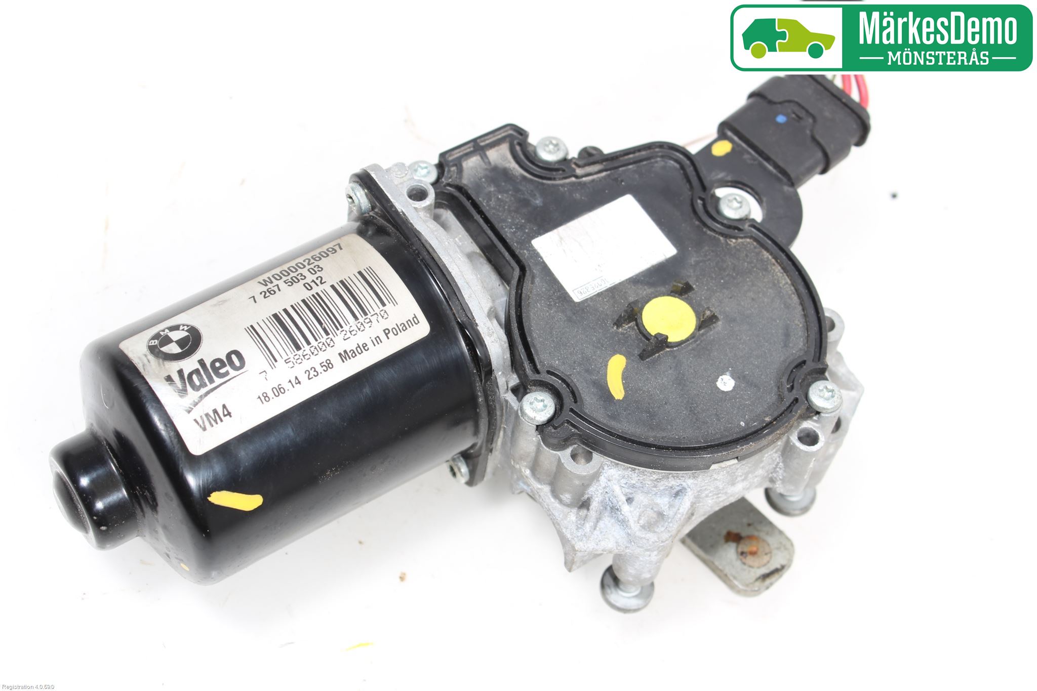 BMW 3 GT F34 13-19 Torkarmotor Vindruta