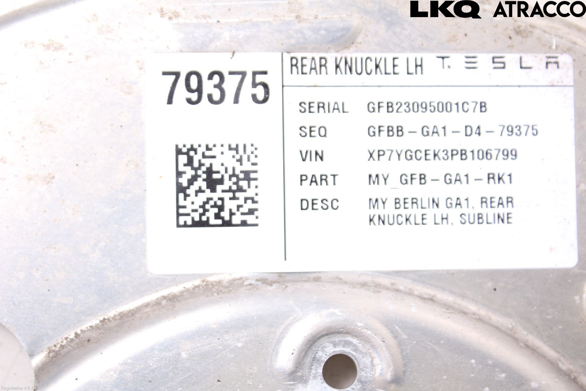 Tesla MODEL Y 21- Bromssköld Bak