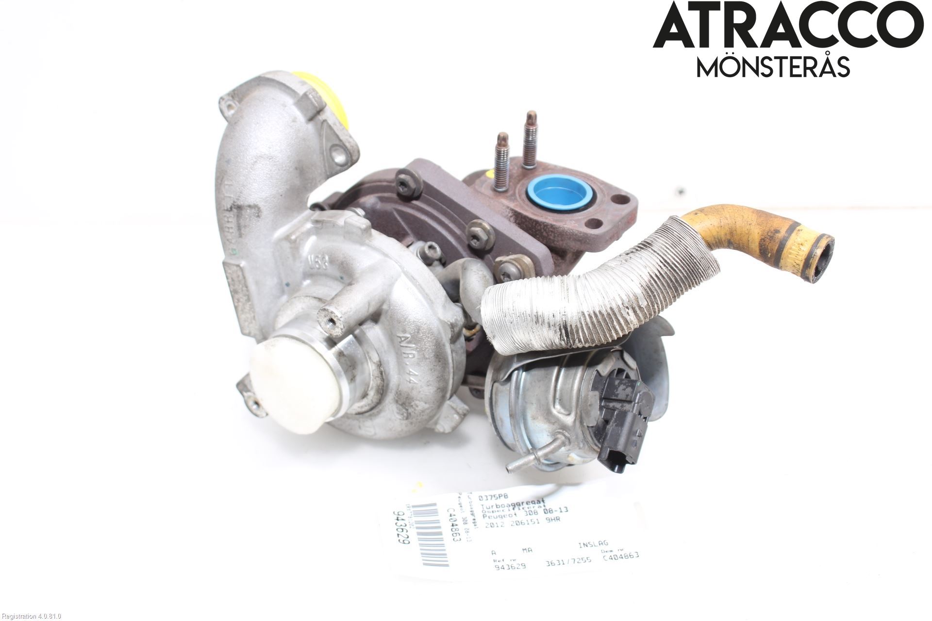 Peugeot 308 08-13 Turboaggregat