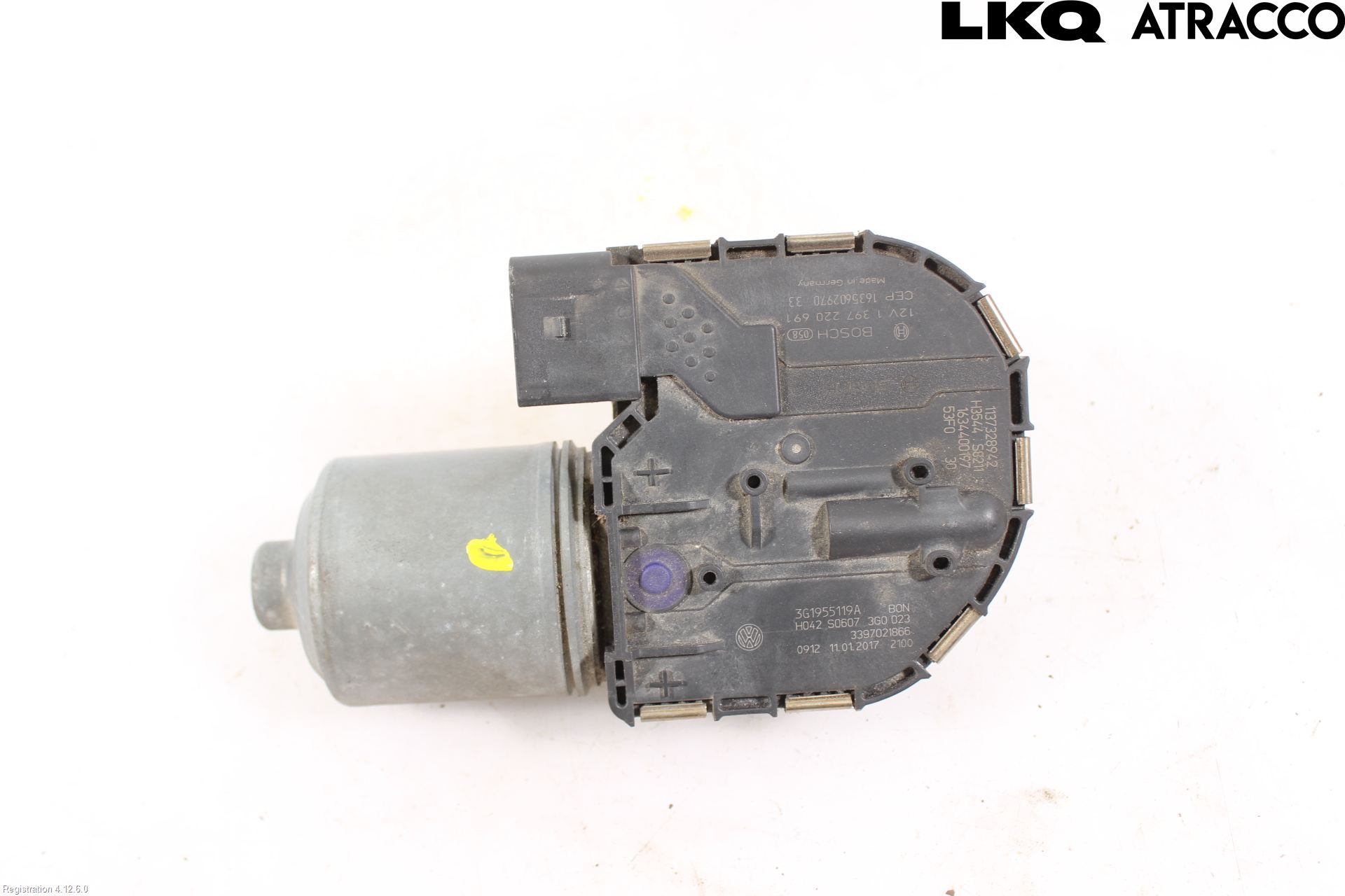Volkswagen VW PASSAT 15-19 Torkarmotor Vindruta