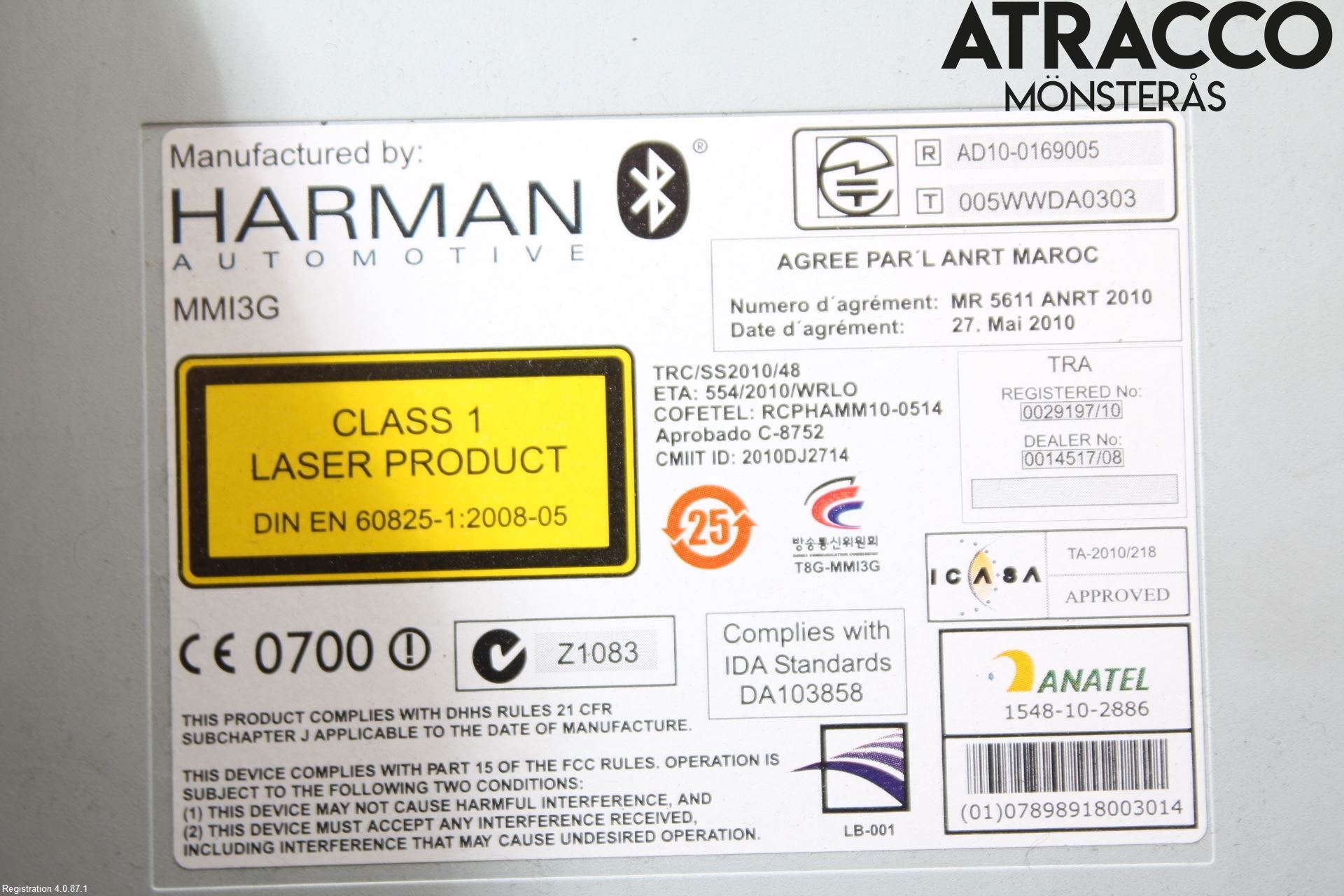 Audi A7/S7 4G 11-17 Radio