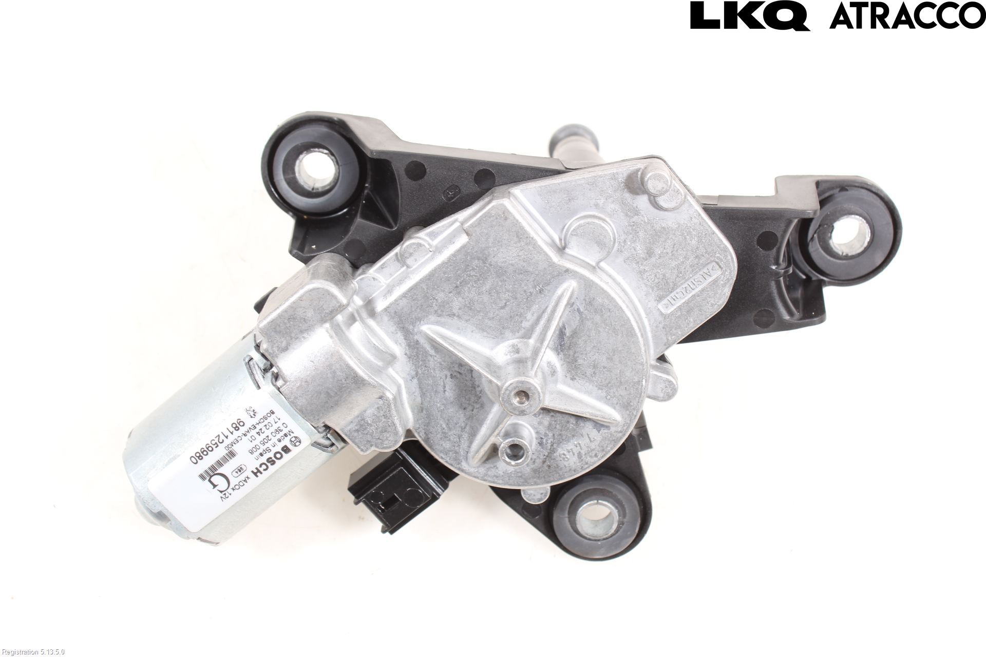 Citroen C3 AIRCROSS 18-23 Torkarmotor Baklucka