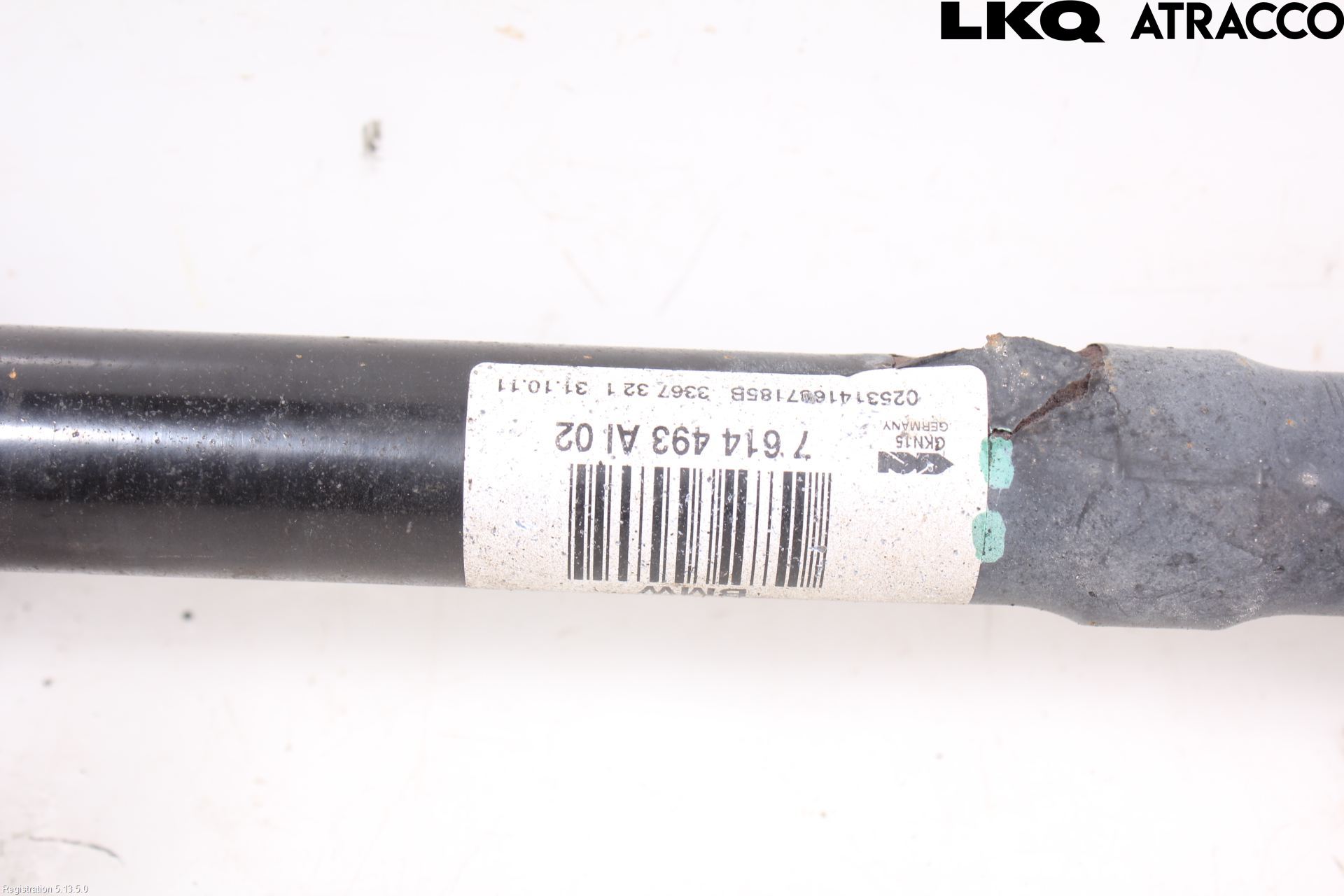 BMW X3 F25 10-17 Drivaxel Bak Vänster