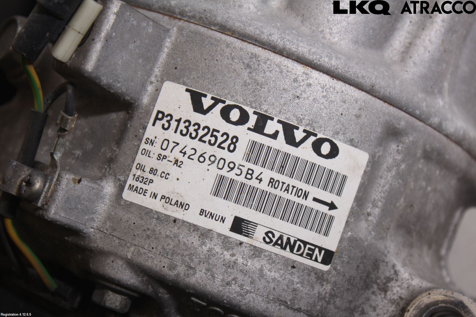 Volvo XC60 14-17 Ac Kompressor