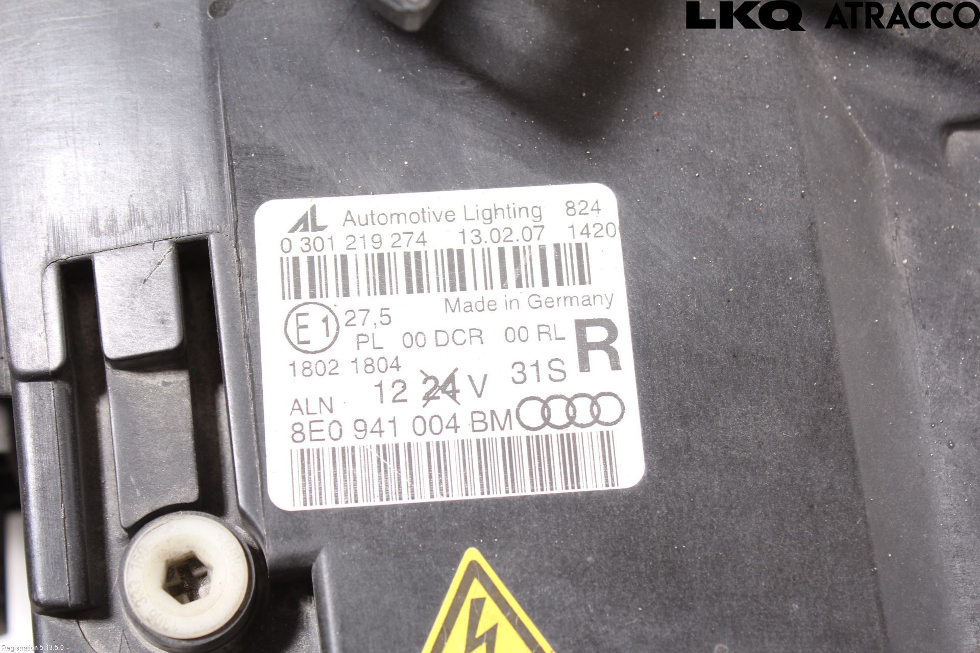 Audi A4/S4 05-07 Strålkastare Höger