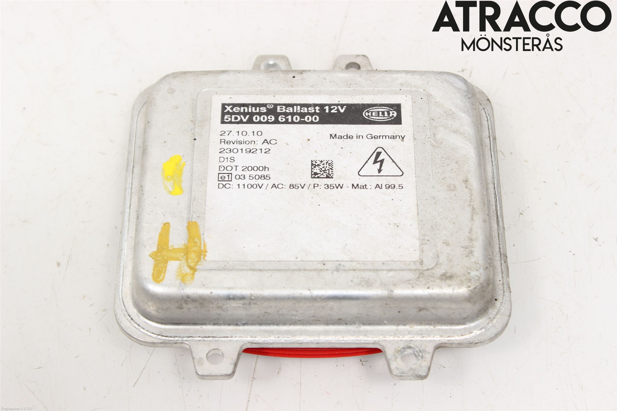 BMW X6 E71/E72   08-14 Styrenhet Strålkastare