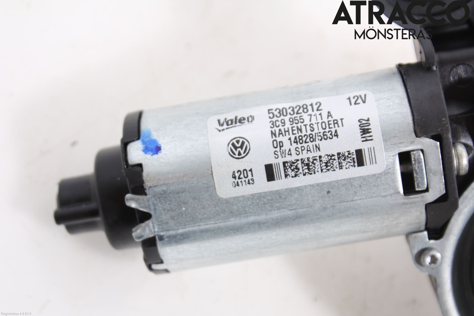 Volkswagen VW PASSAT 11-14 Torkarmotor Baklucka