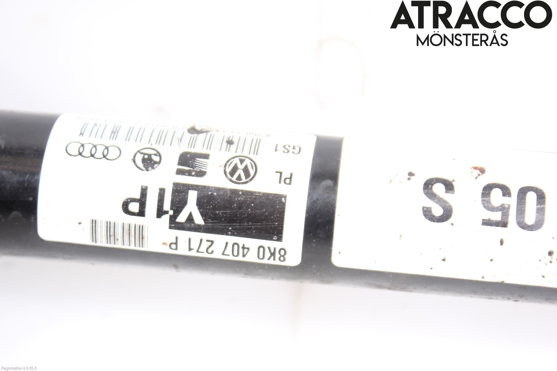 Audi A4/S4 08-11 Drivaxel Fram Höger