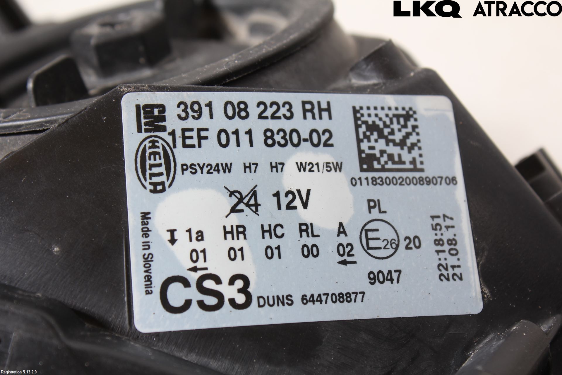 Opel CORSA E 15-19 Strålkastare Höger