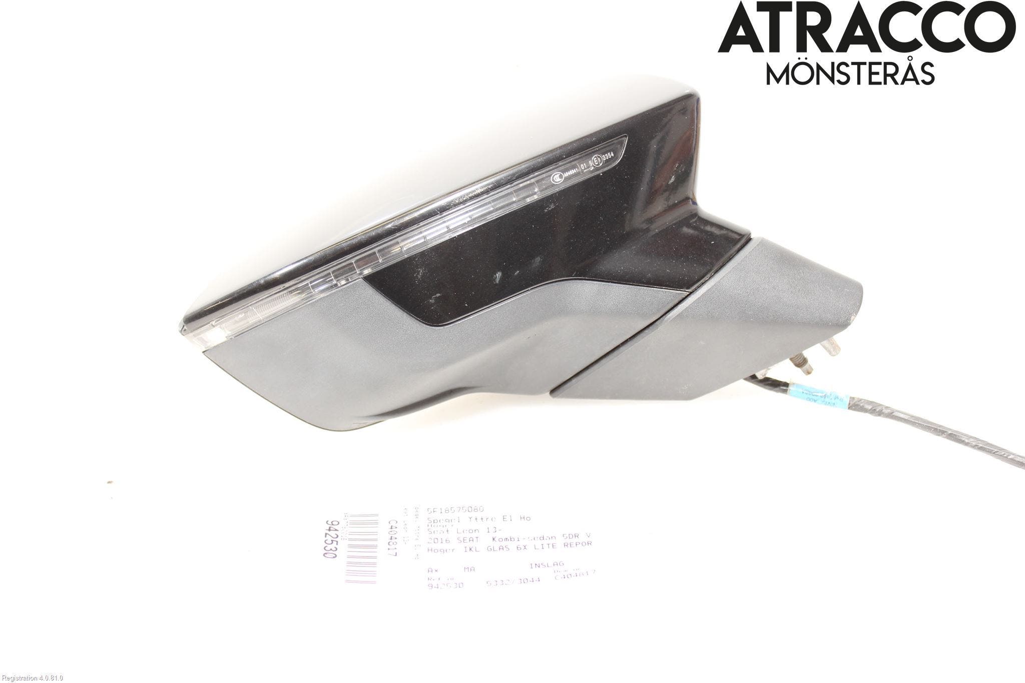 Seat LEON 13-20 Spegel Yttre El Hö