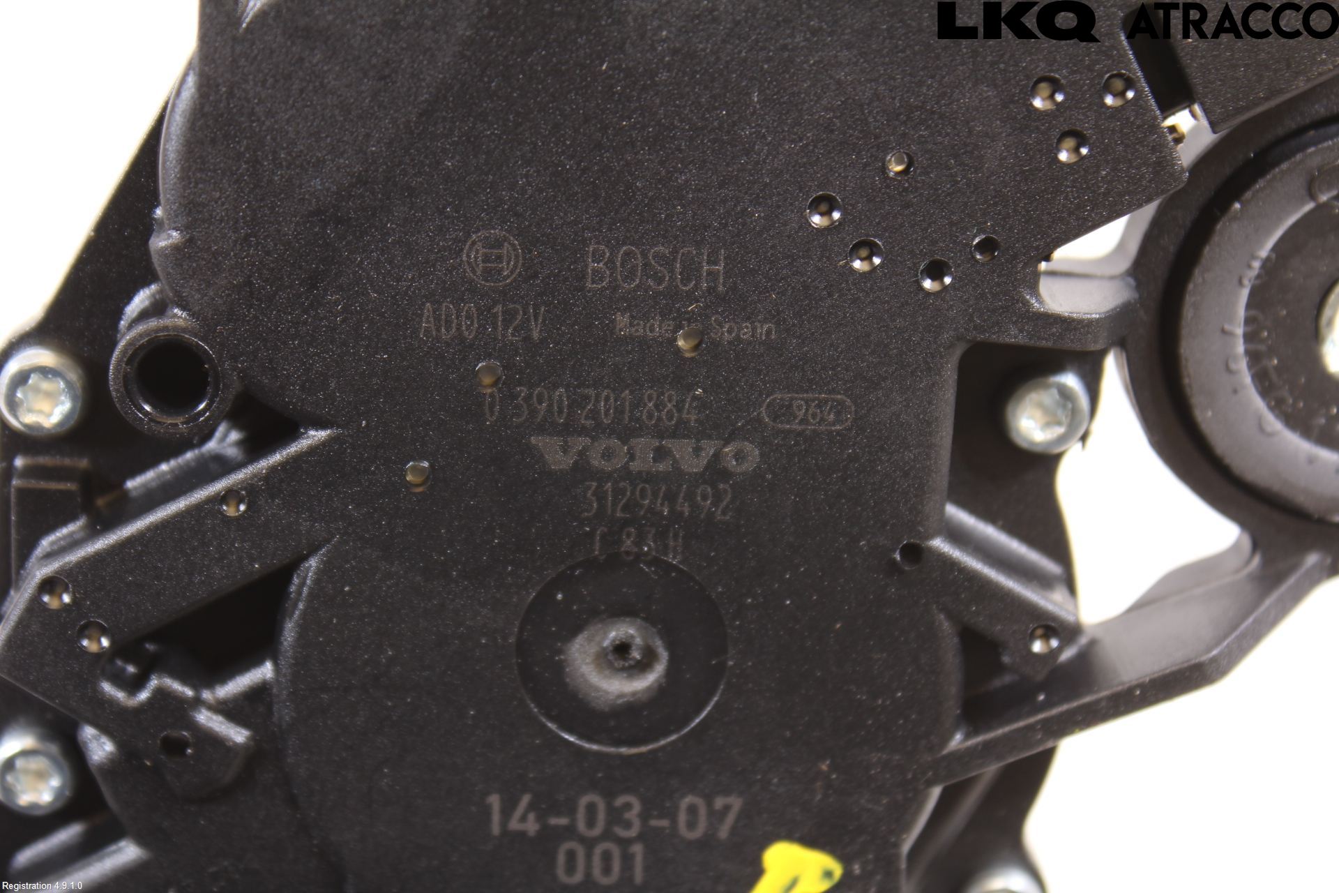 Volvo V40 12-19 Torkarmotor Baklucka