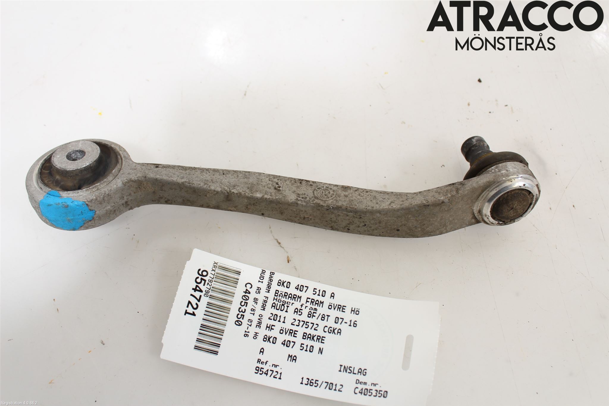 Audi A5 07-16 Bärarm Fram Övre Hö