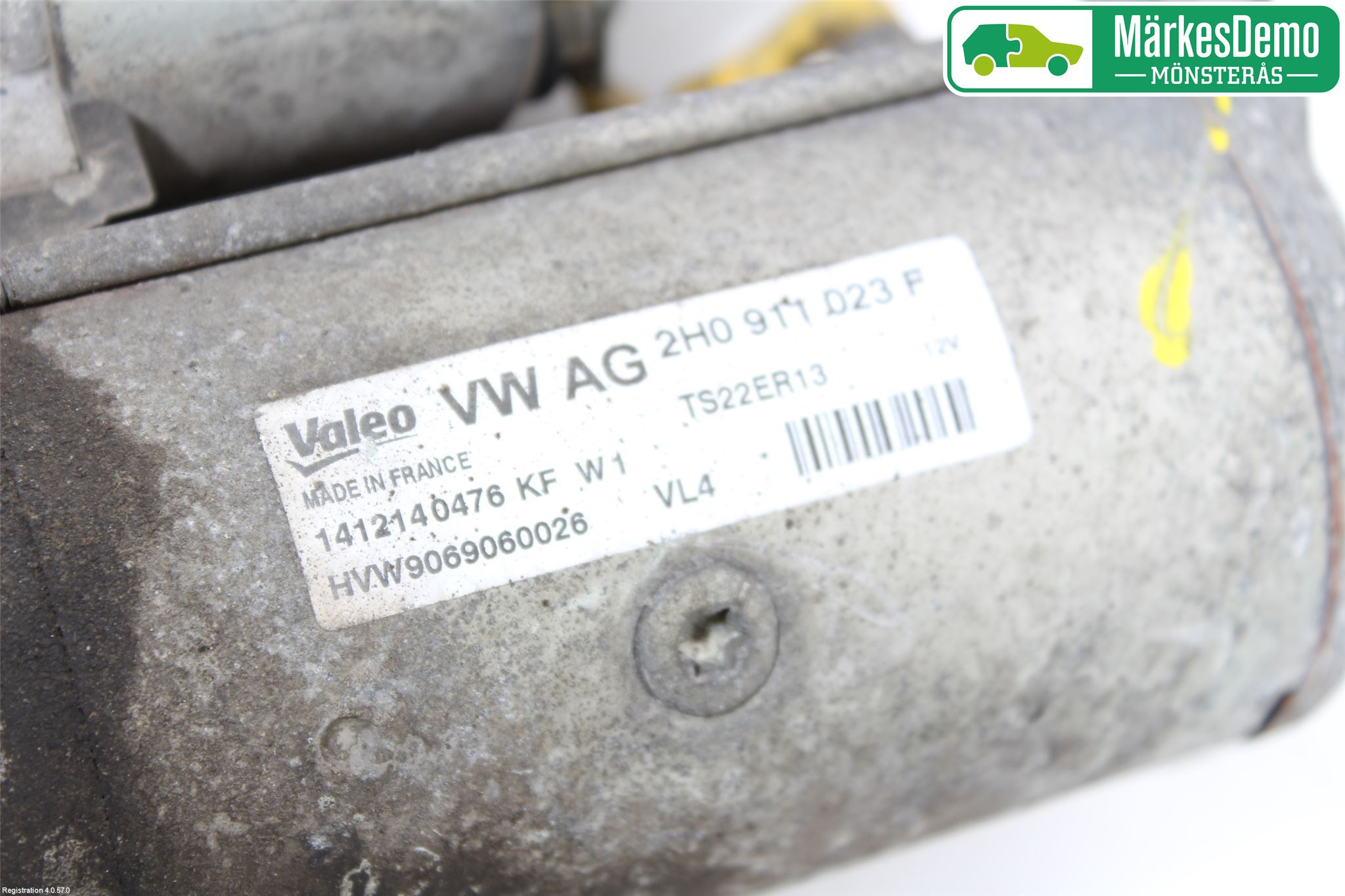 Volkswagen VW AMAROK 2H 10-22 Startmotor Diesel