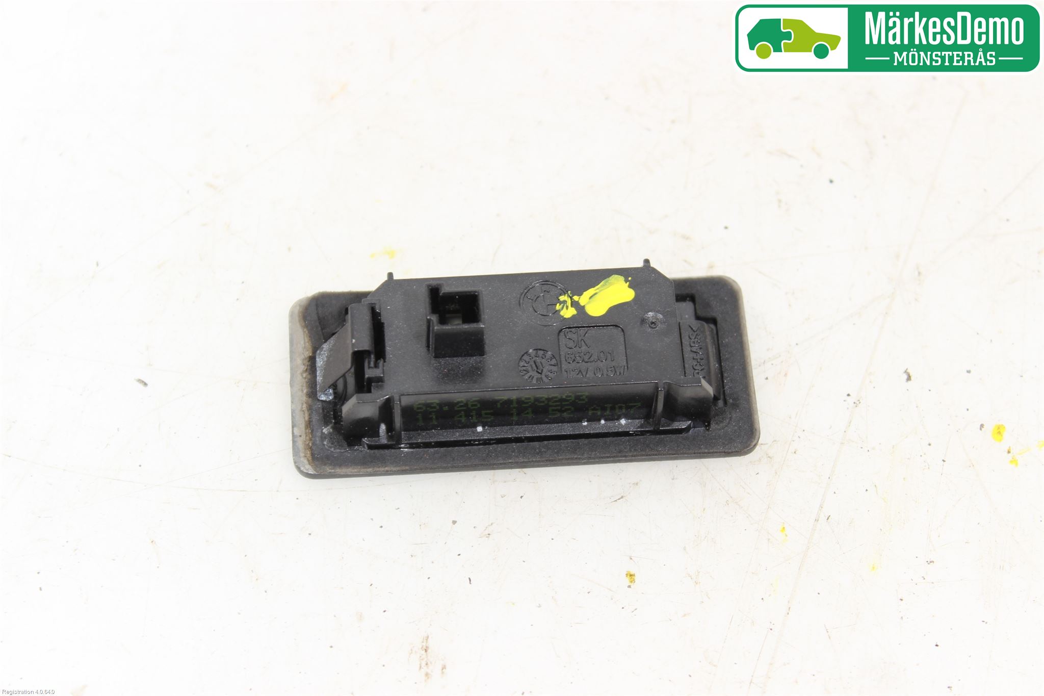 BMW 5 F10/F11/F18 09-17 Skylt Belysning